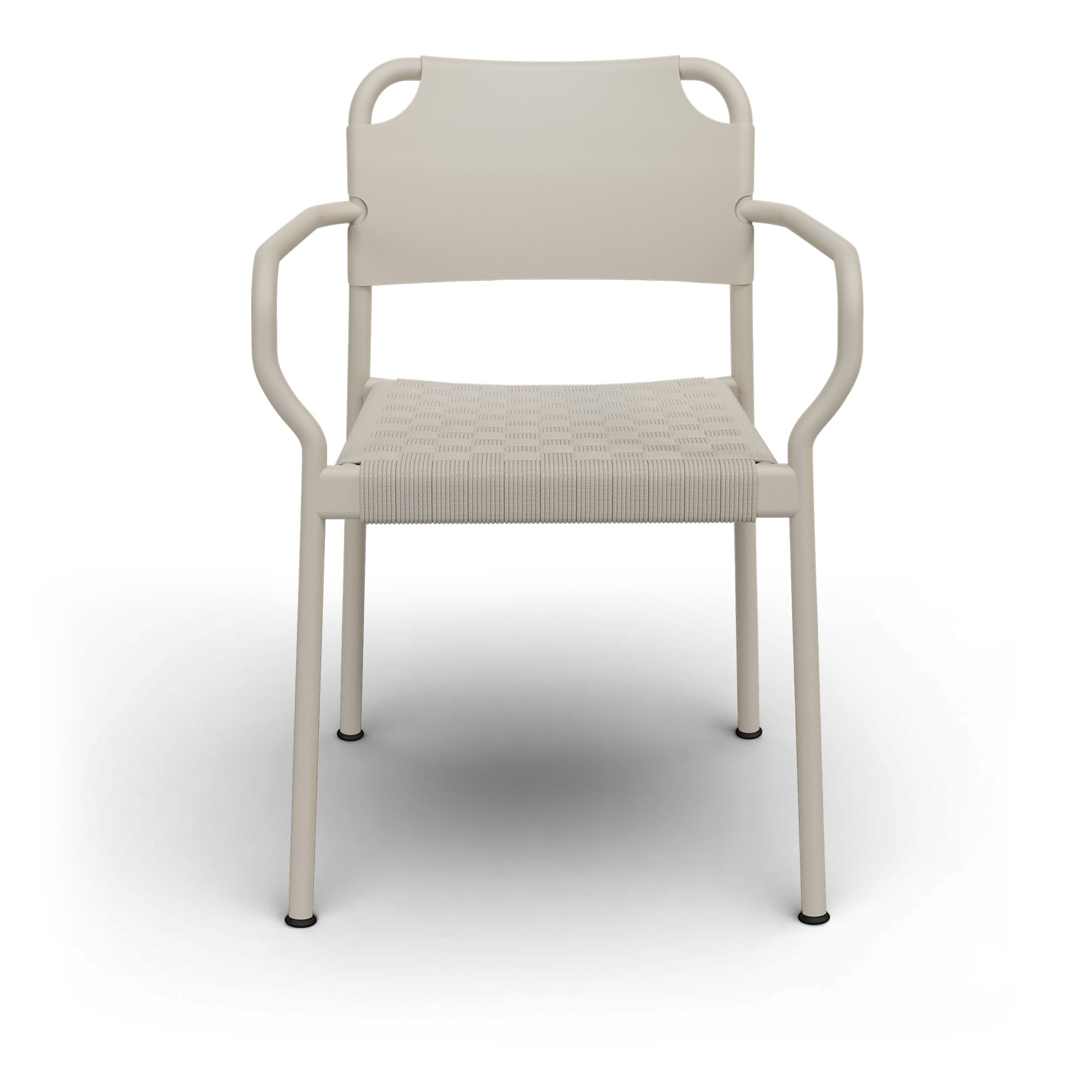 Fritz Hansen - Vind Armchair Mist Grey - Matstolar utomhus - Kasper Salto - Grå - Trä | Utemöbler - Utestolar - Matstolar Utomhus | Möbelexperten