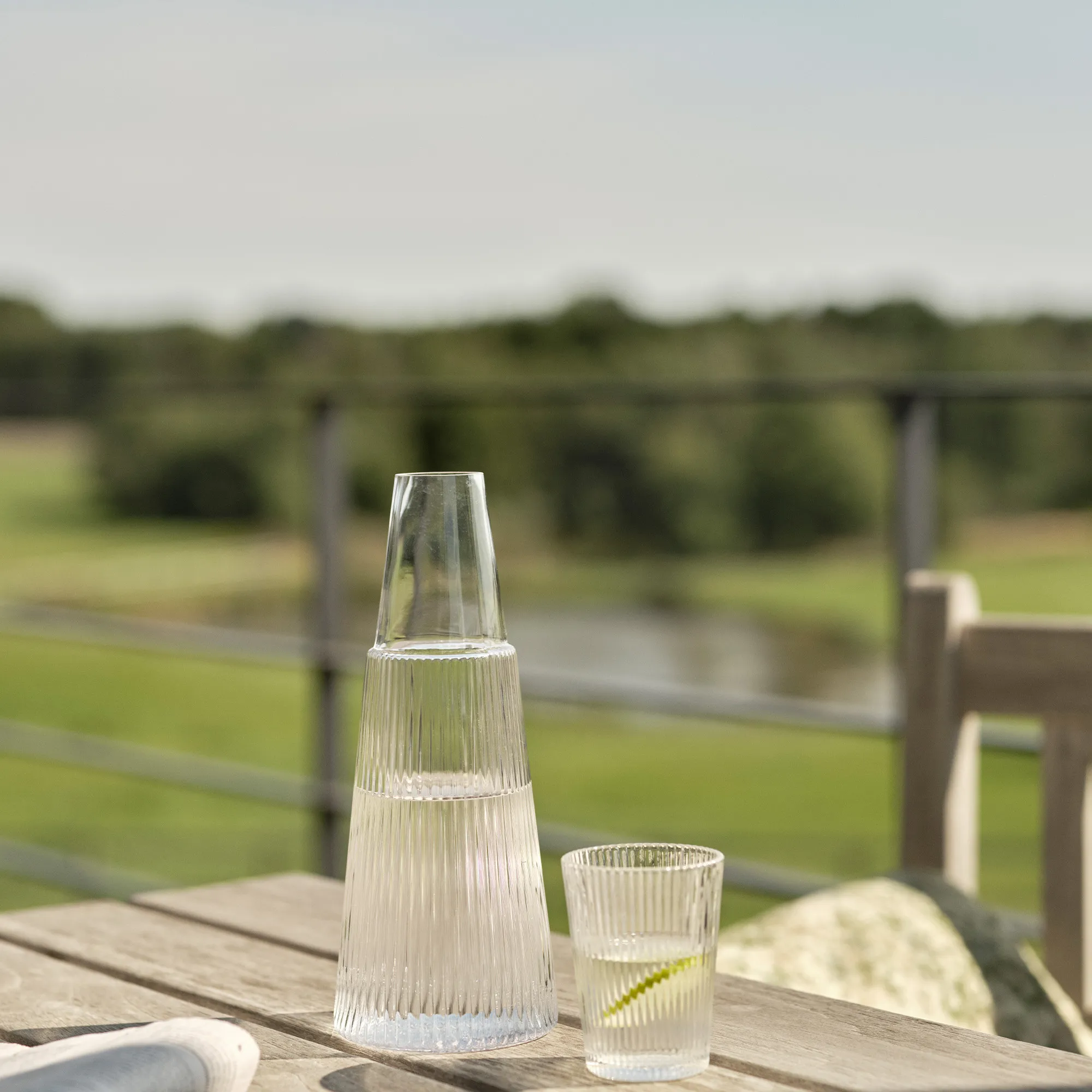 Pilastro Karaff Med Dricksglas 1 L