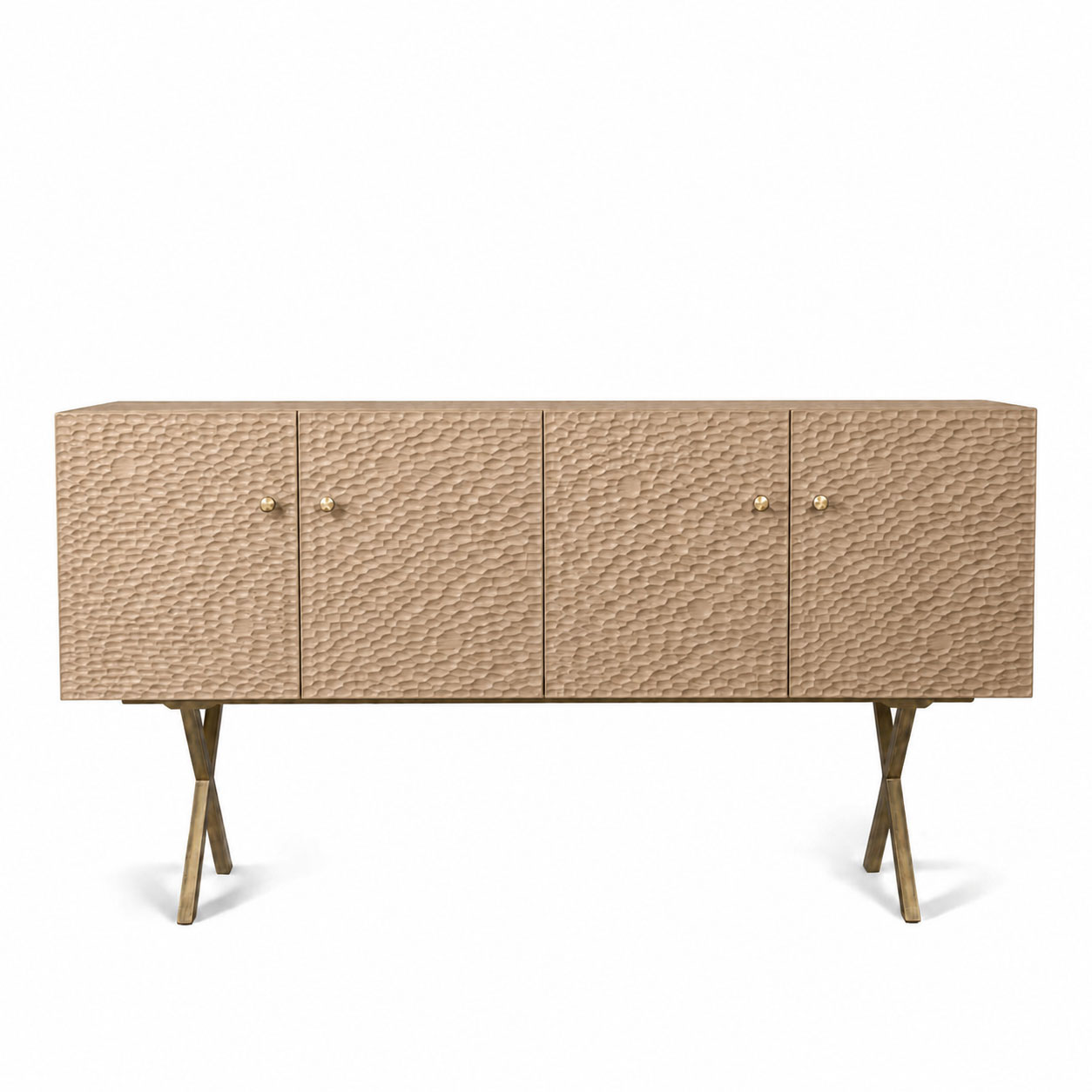 Zanat - Touch sideboard 172 cm brons/vitoljad ek - Sk&auml;nkar och sideboards - Studioilse - Tr&auml;f&auml;rgad - Tr&auml;