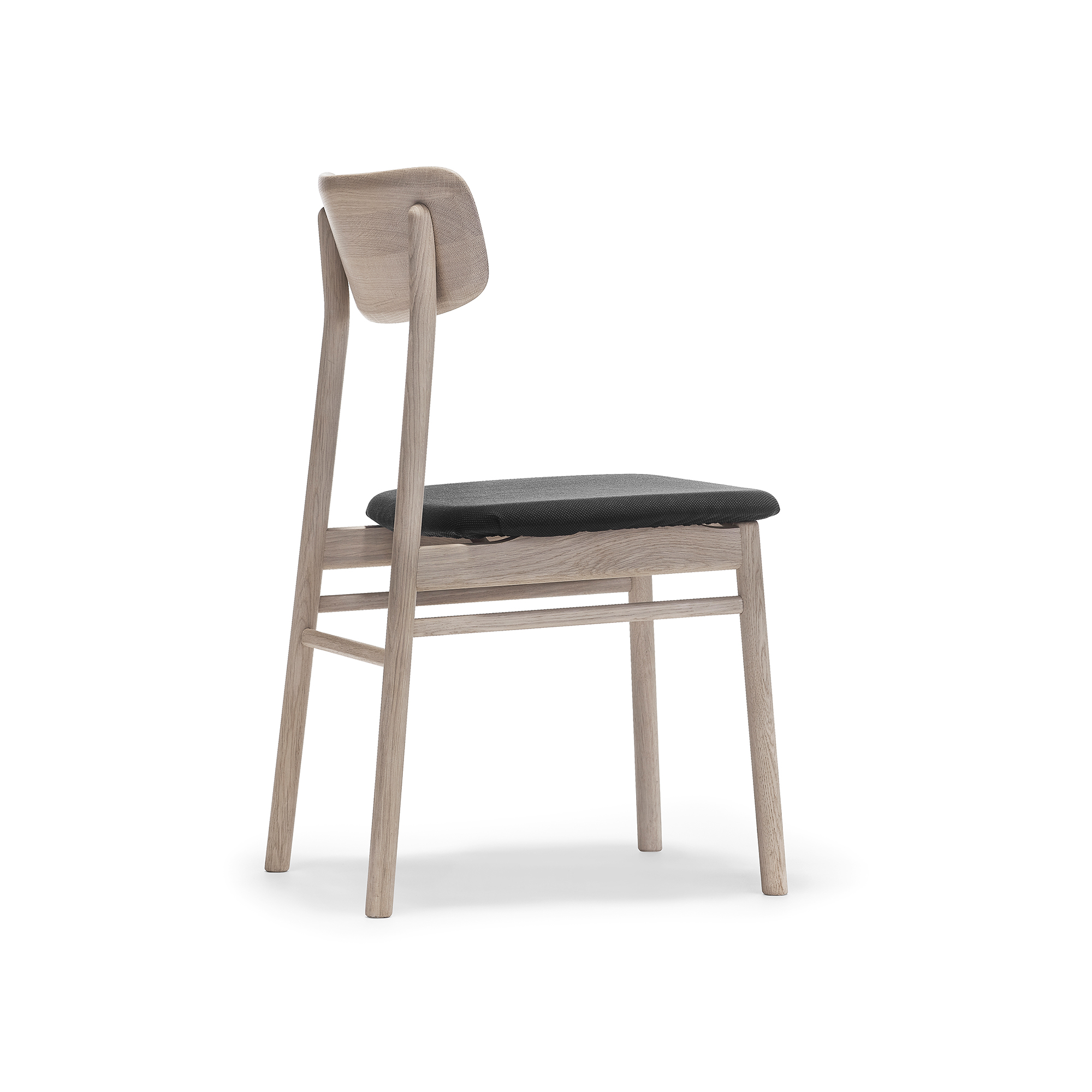 Stolab - Prima Vista stol, Ek Vitolja - Blues CS II 9833 - Matstolar - Marit Stigsdotter,Staffan Lind - Träfärgad - Trä/Textilmaterial