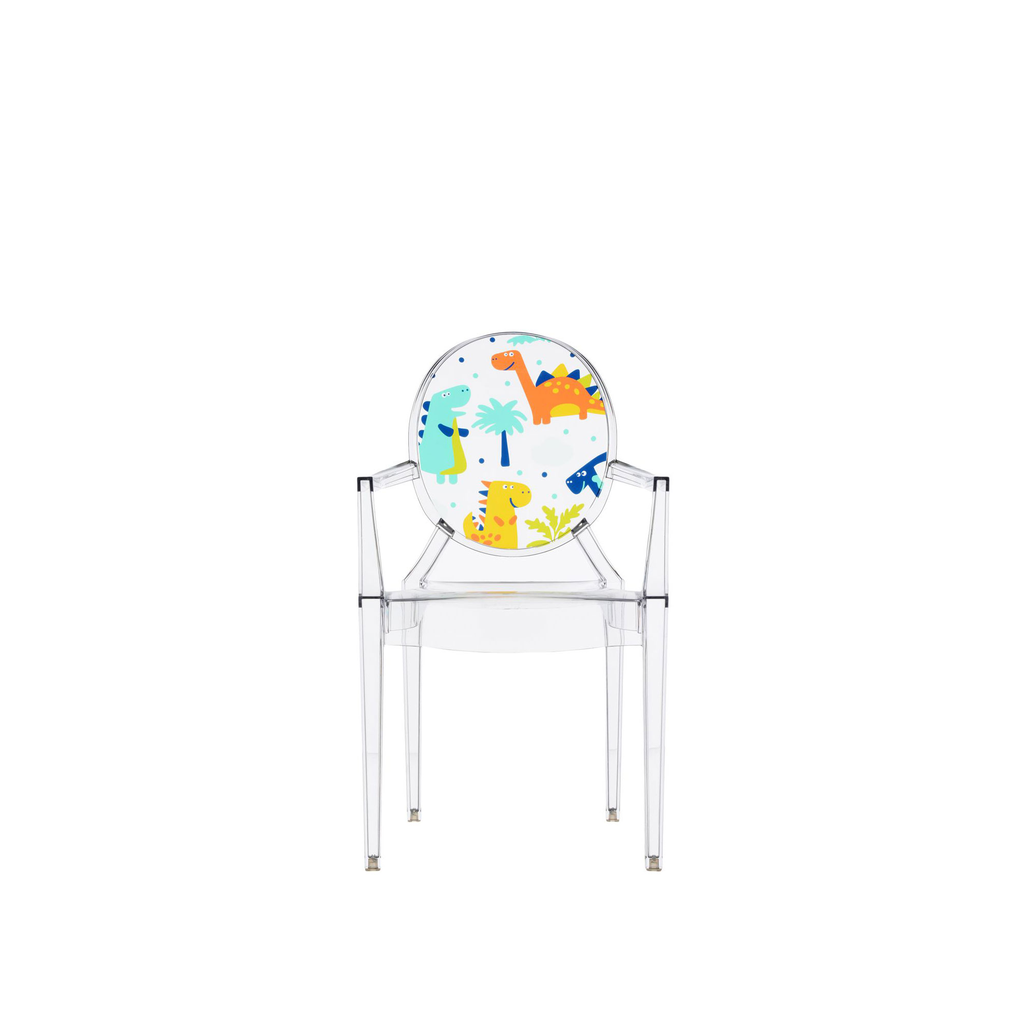 Kartell - Lou Lou Ghost Special Edition, Crystal Dinosaur - Barnstolar - Philippe Starck - Transparent - Plast