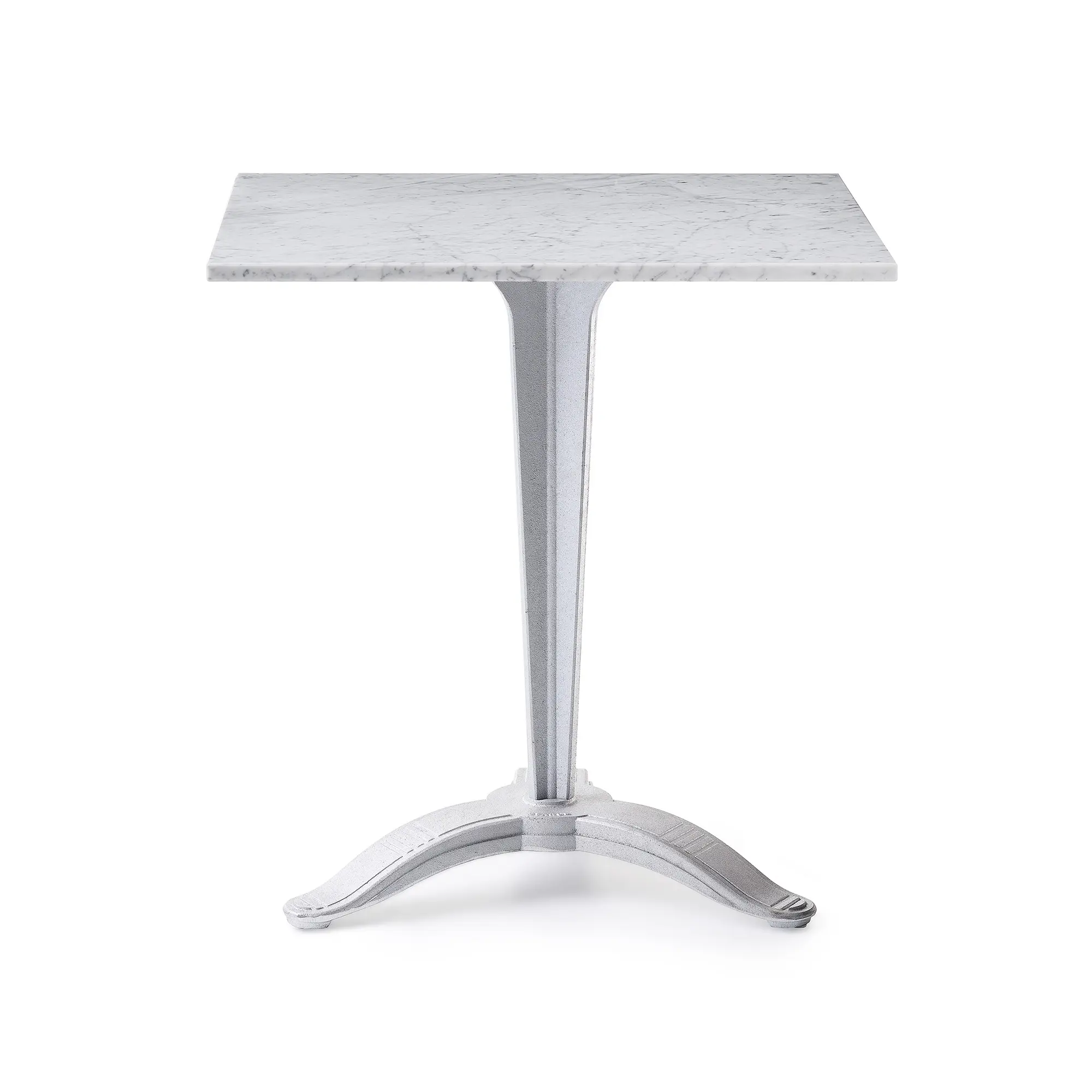 Calais Bord Stor Fot Vit Carrara Marmor