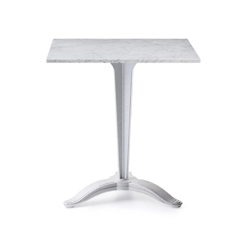 Calais Bord Stor Fot Vit Carrara Marmor