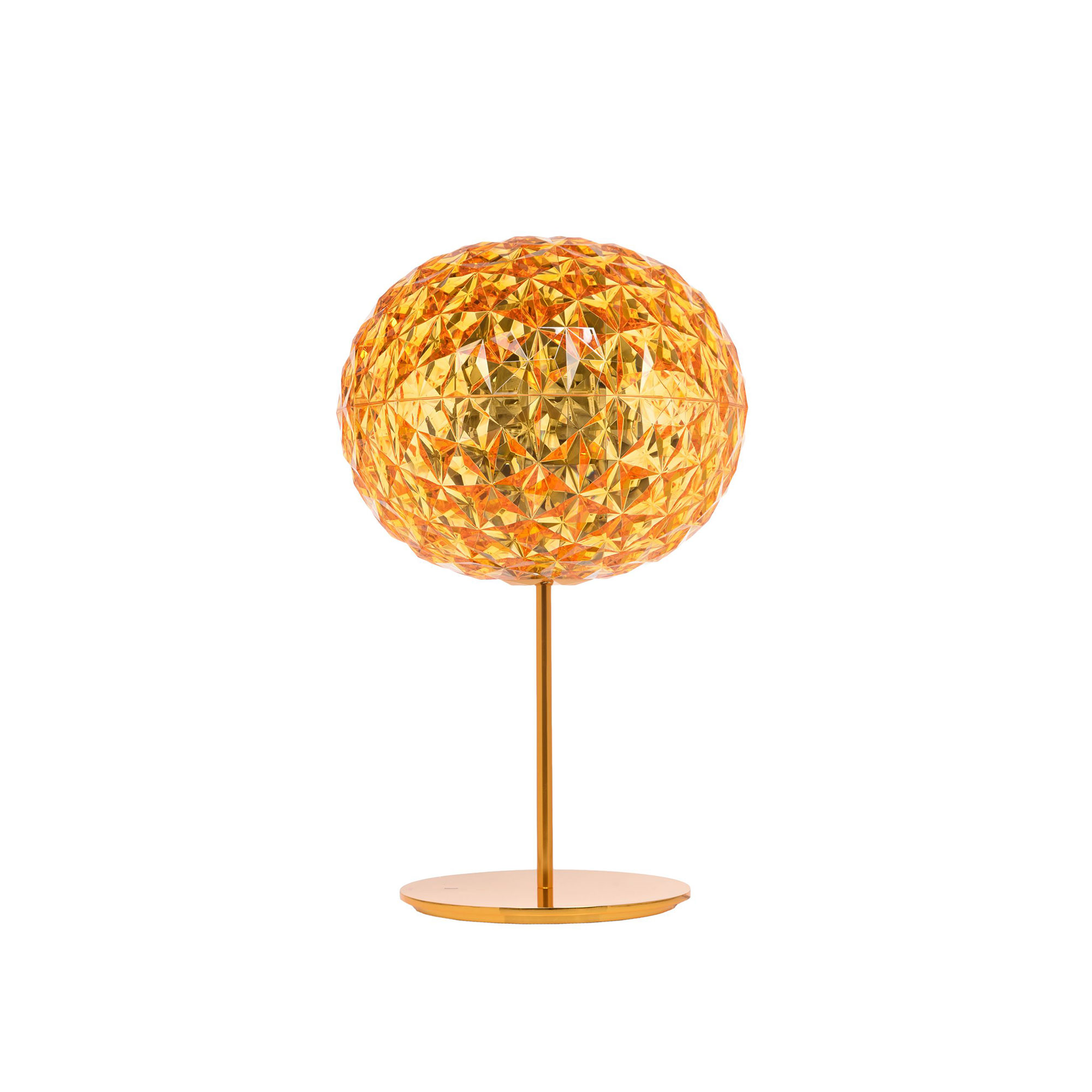 Kartell - Planet Table Lamp 9385 53, Yellow, Incl. LED 22W 2400lm 2700K, Dimmable - Bordslampor - Tokujin Yoshioka - Gul