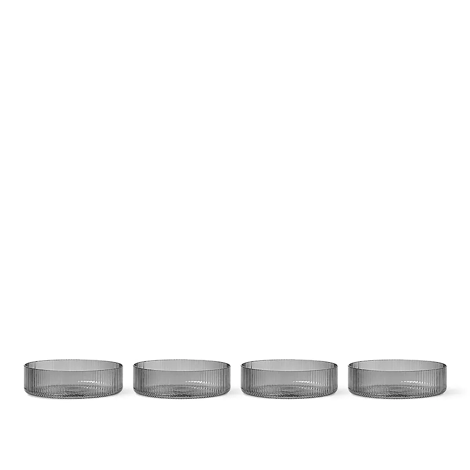 Ripple serveringsskål 4-pack