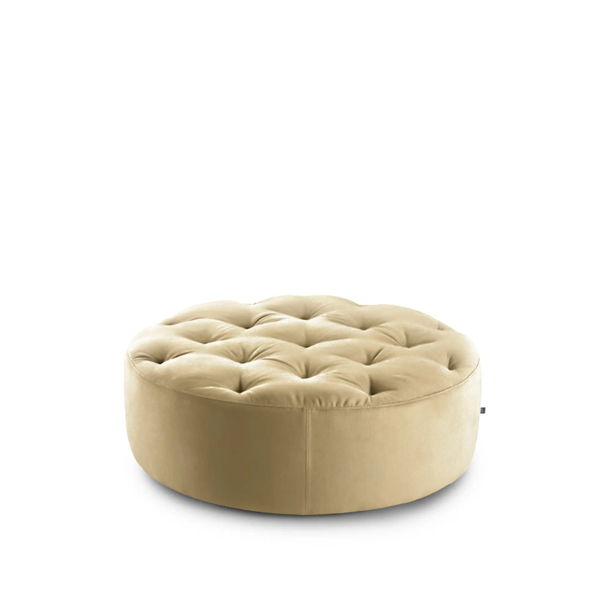 Wheel puff med flere knapper Ø 80 cm