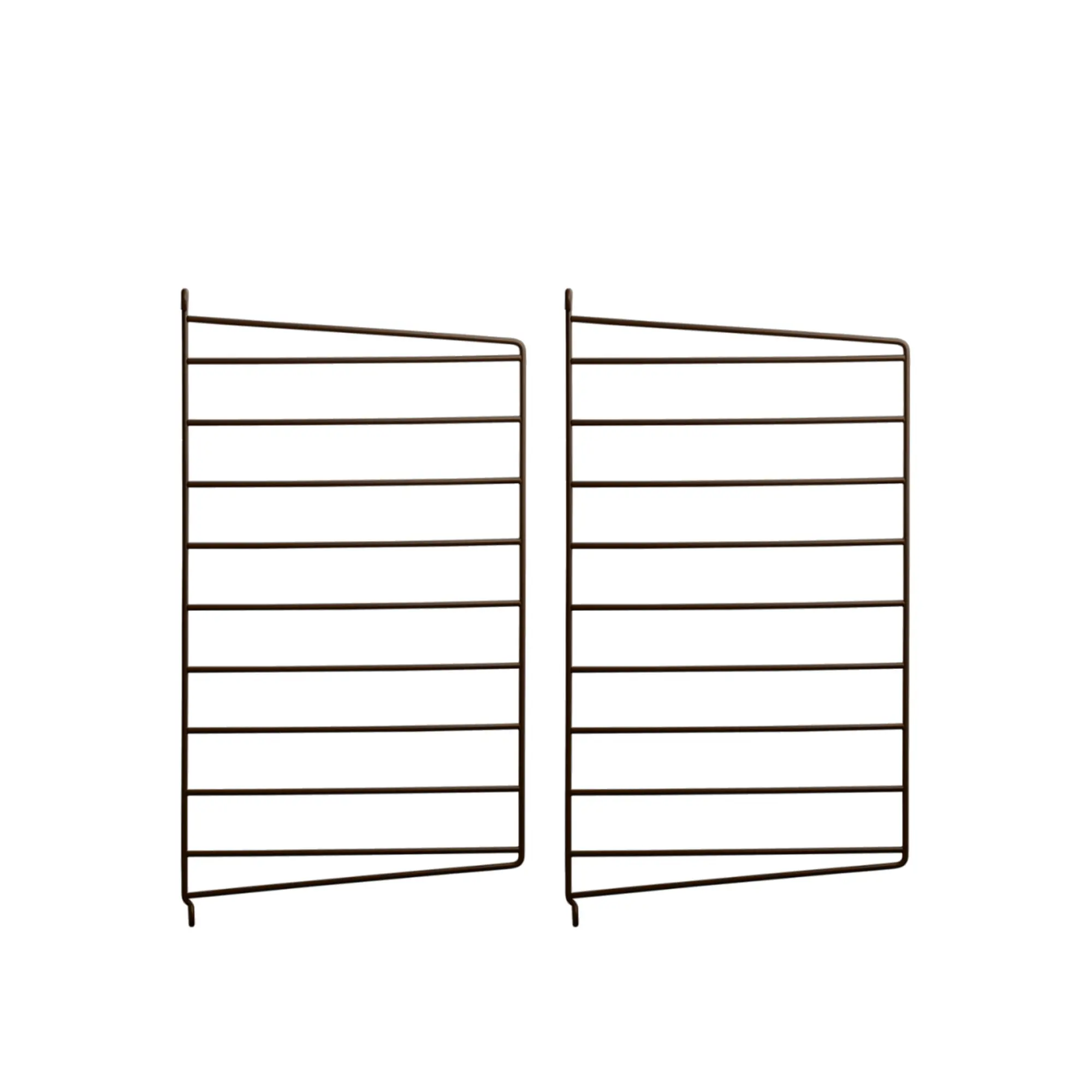 Väggavel 50 x 30 cm 2-pack brun