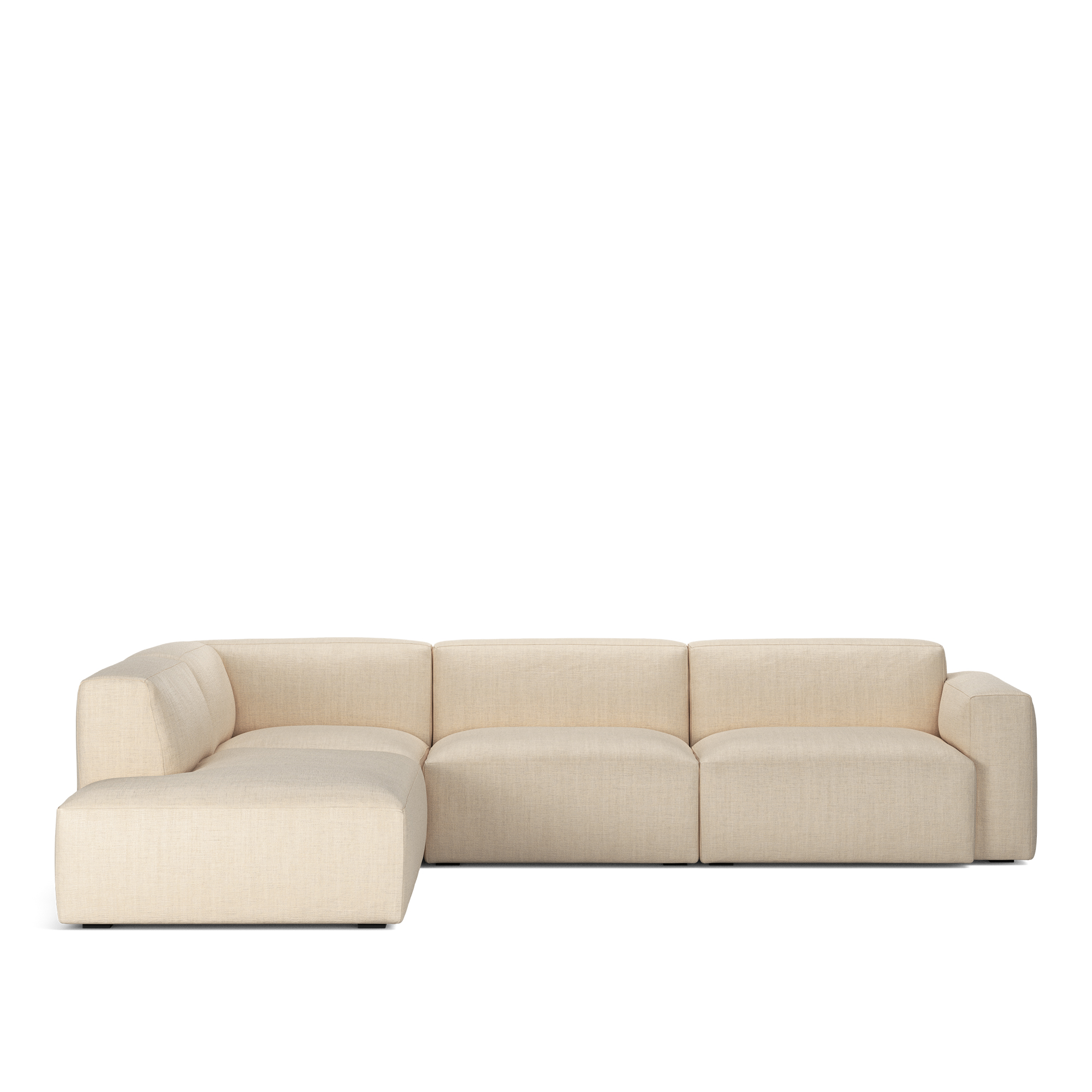 no ga - brick 4-seater corner open end left indianskop 15 fixed upholstery - soffor