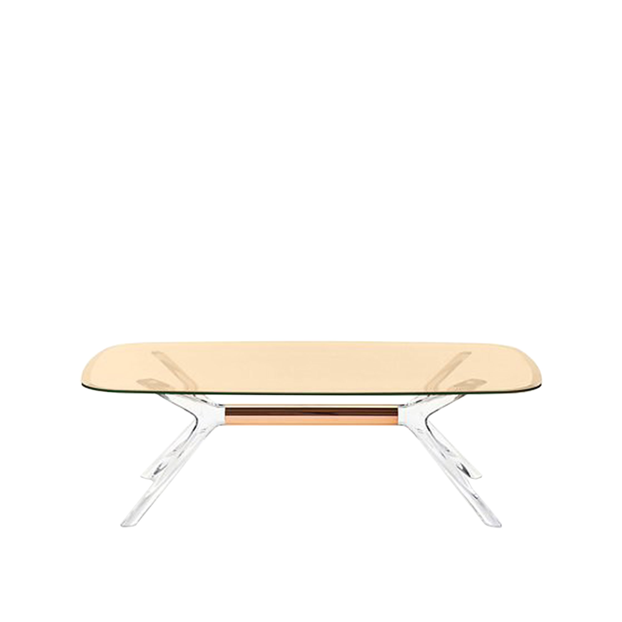 Kartell - Blast Coffee Table 4096 130x80, Bronze-Chrome, Bronze - Soffbord - Philippe Starck - Guld - Metall/Syntetiskt