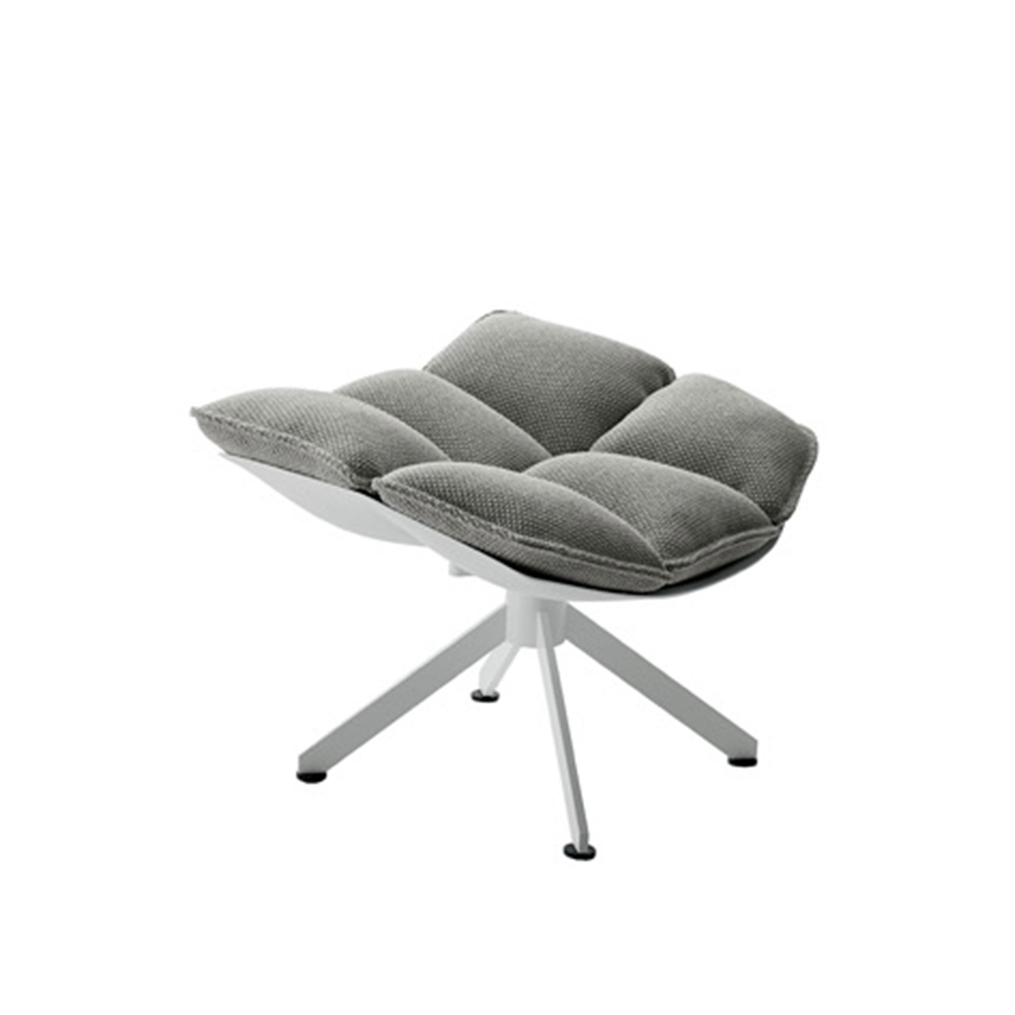 B&B Italia - Husk Outdoor Ottoman HP1, Orange Painted, Fabric Outdoor 02, Super Scirocco 280 - Utomhuspallar & puffar - Patricia Urquiola