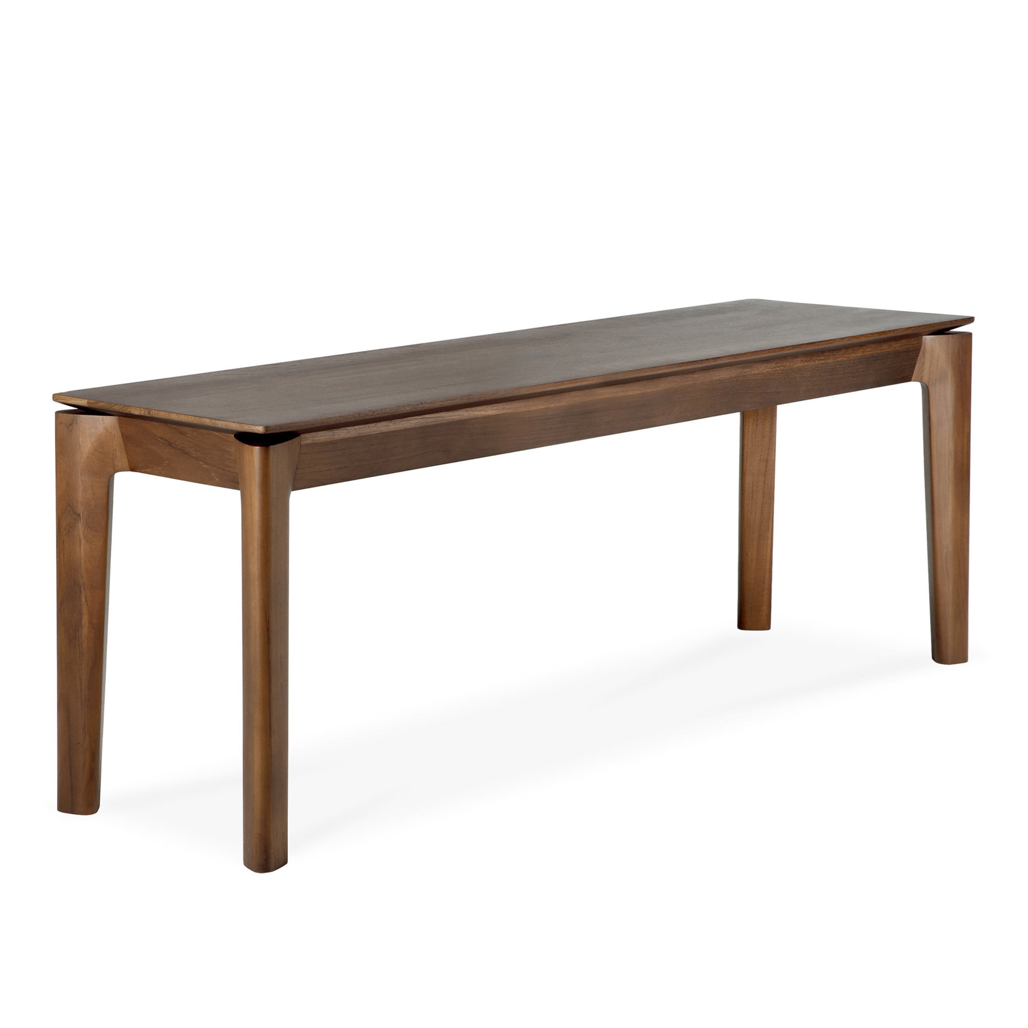 Ethnicraft - Bok Bench - Varnished Teak - Brown 146 x 35 x 46 - Bänkar - Alain Van Havre - Träfärgad - Trä