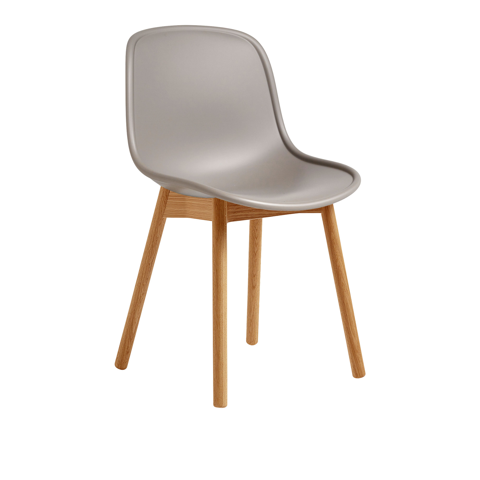 HAY - Neu 13 - Oiled Oak - Mud Grey - Matstolar - Grå - Trä/Plast