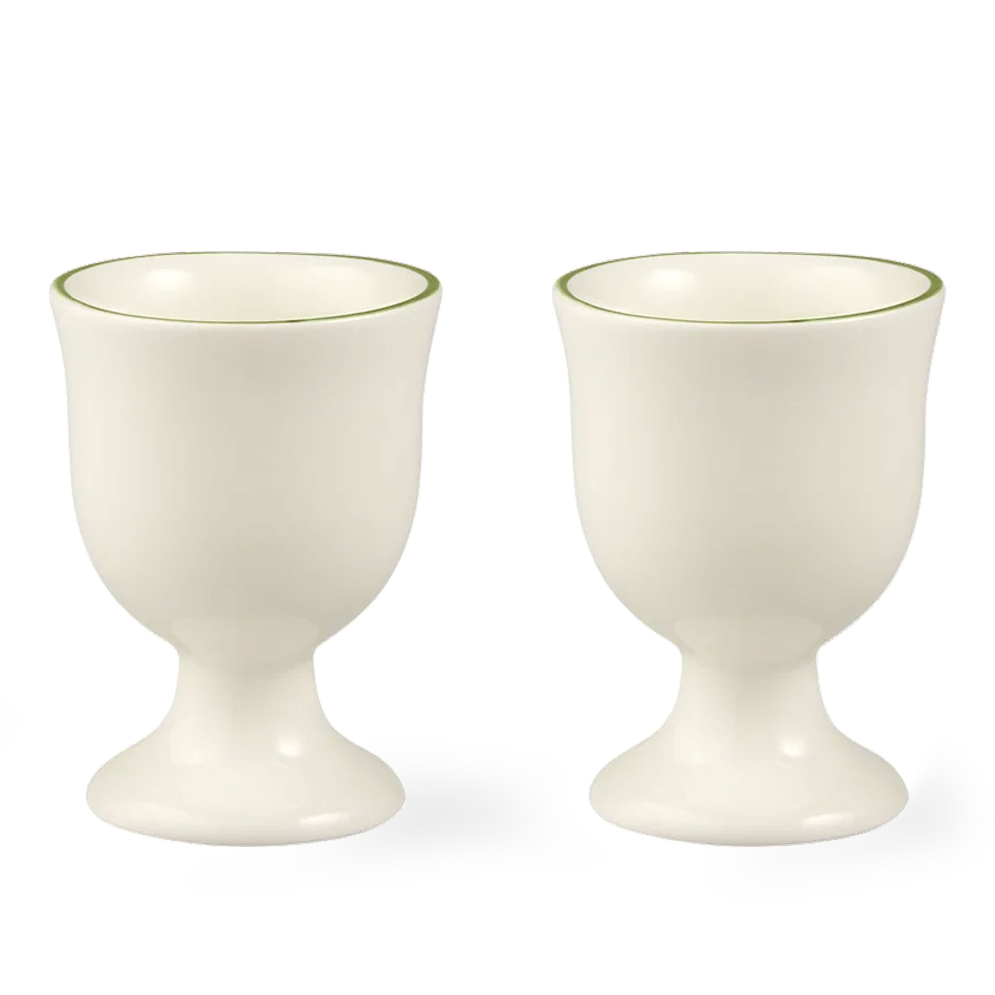 Gien -  Filet äggkopp 2-pack grön - Äggkoppar - Grön - Keramik