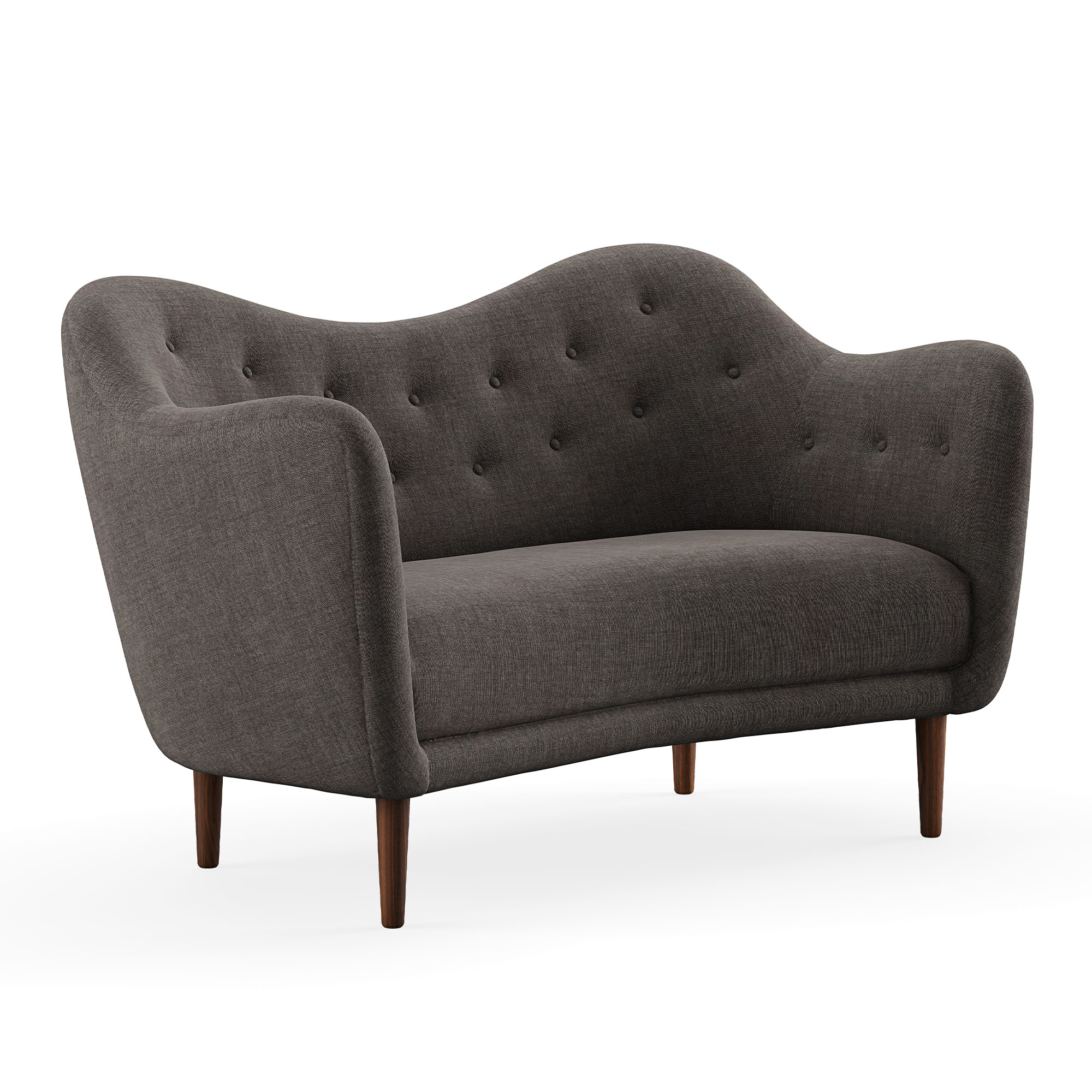 House of Finn Juhl - 46 Sofa, Walnut, Cat. 1 Remix 163 - Soffor - Finn Juhl - Gr&aring;