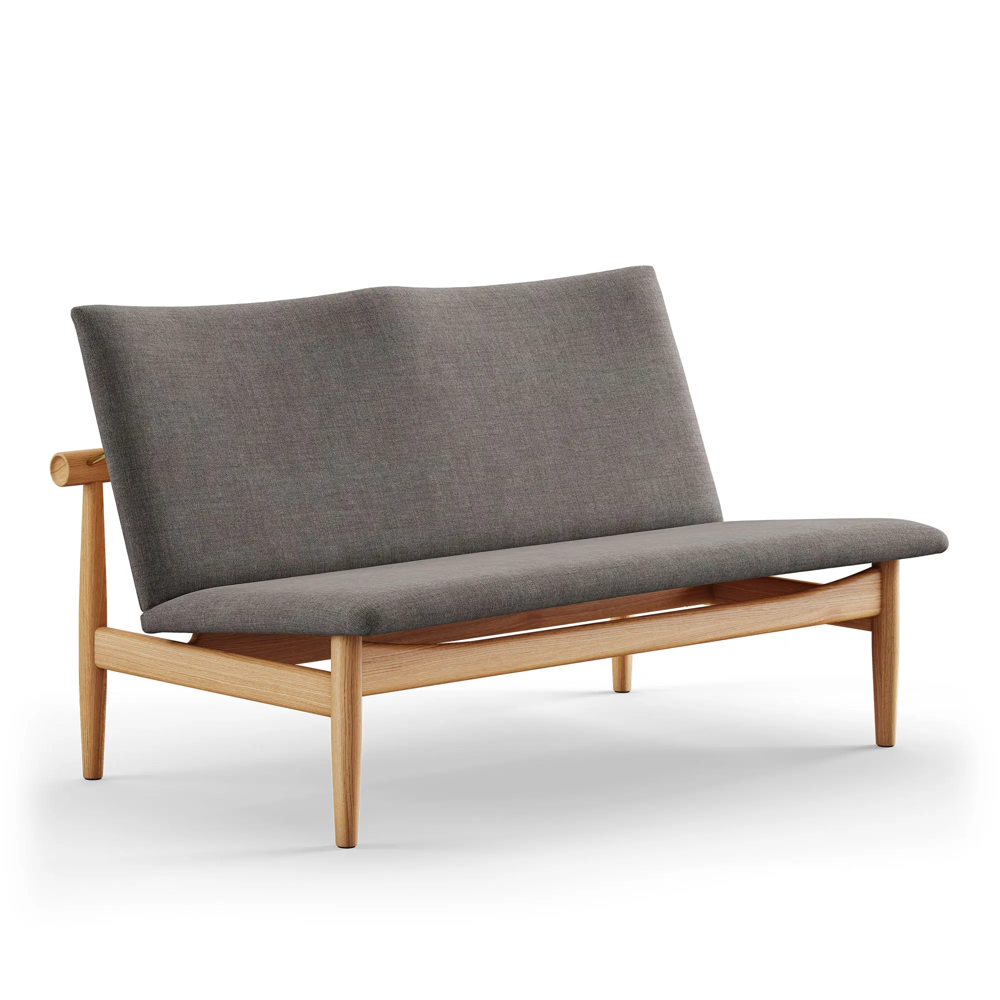 Japan sofa 2-sits Dark oiled oak