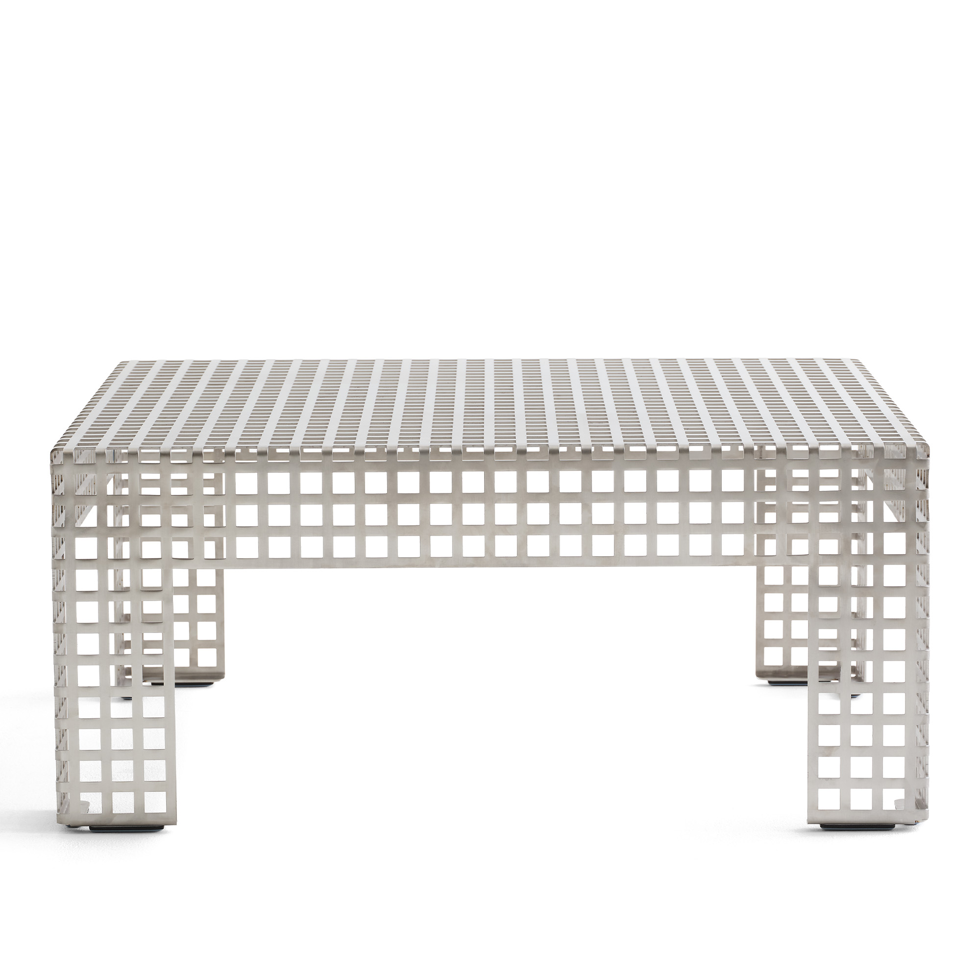 NOGA - Grid Table - Soffbord - Shane Schneck - Silver - Metall