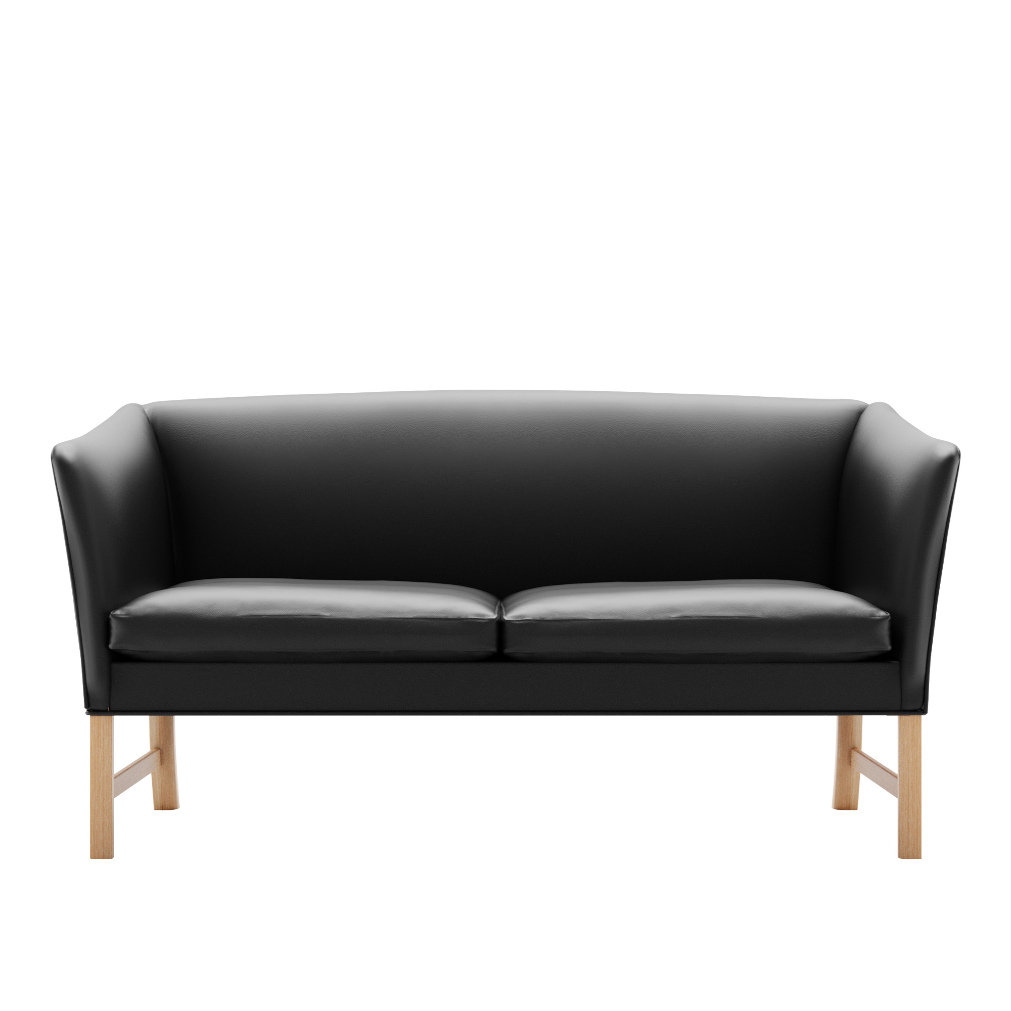 Carl Hansen - OW602, Oljad Ek, Lädergrupp B Thor - 301 - Soffor - Ole Wanscher - Svart