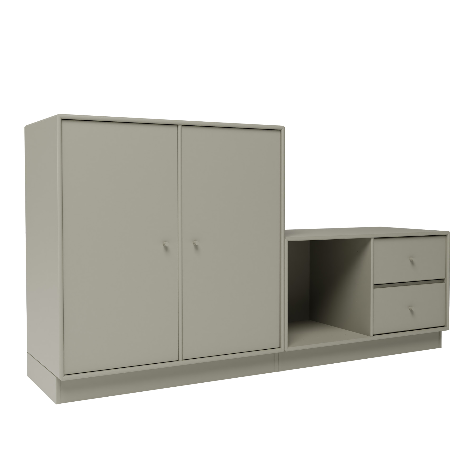 montana - rest i bench 144-fennel 07 plinth 7 cm - skåp och vitrinskåp - peter j. lassen - grön - trä