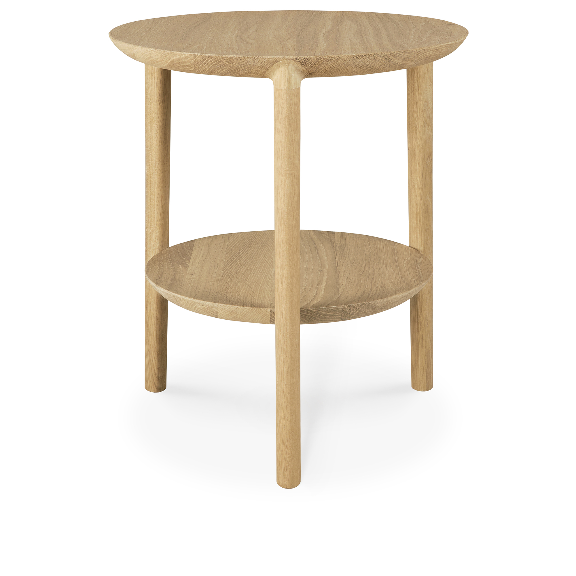 Ethnicraft - Bok Side Table Oak - Sidobord - Alain Van Havre - Träfärgad - Trä | Möbler - Bord - Sidobord | Möbelexperten