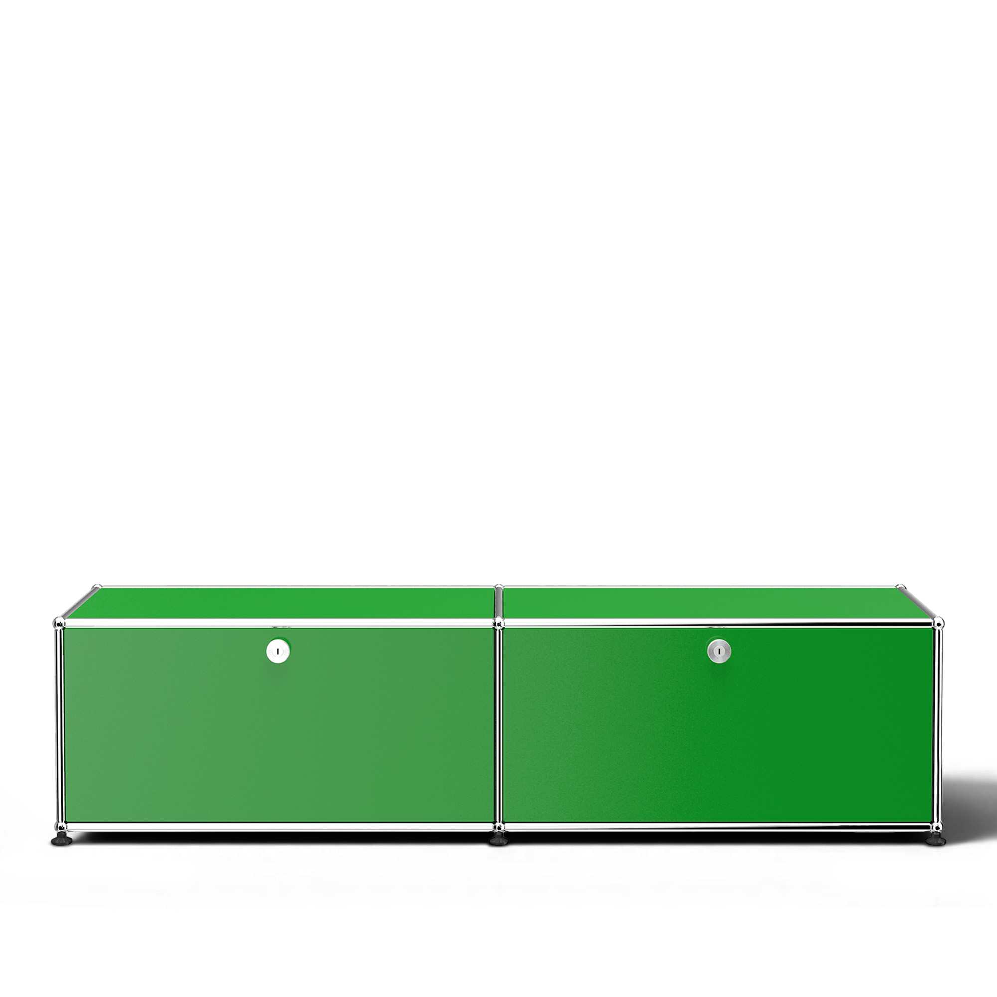 USM - USM Haller 3 Media Unit USM Green - TV-b&auml;nkar - Fritz Haller & Paul Sch&auml;rer - Gr&ouml;n - Metall