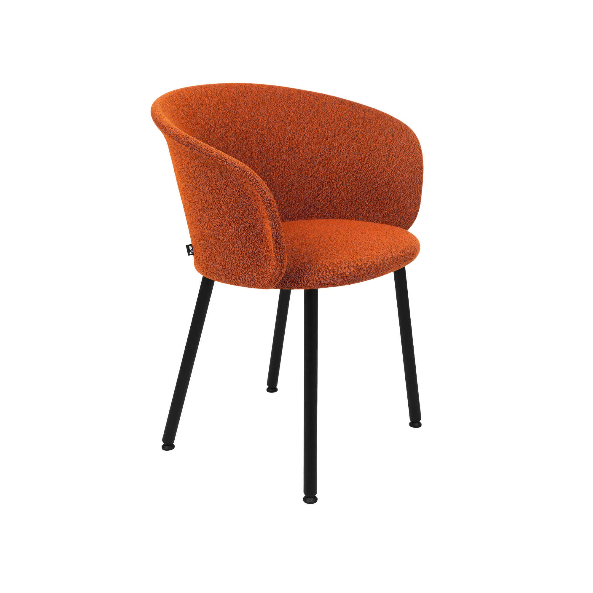 HEM - Kendo Chair - Canyon - Matstolar - LucidiPevere - Orange - Metall/Trä/Skum/Plast/Ull