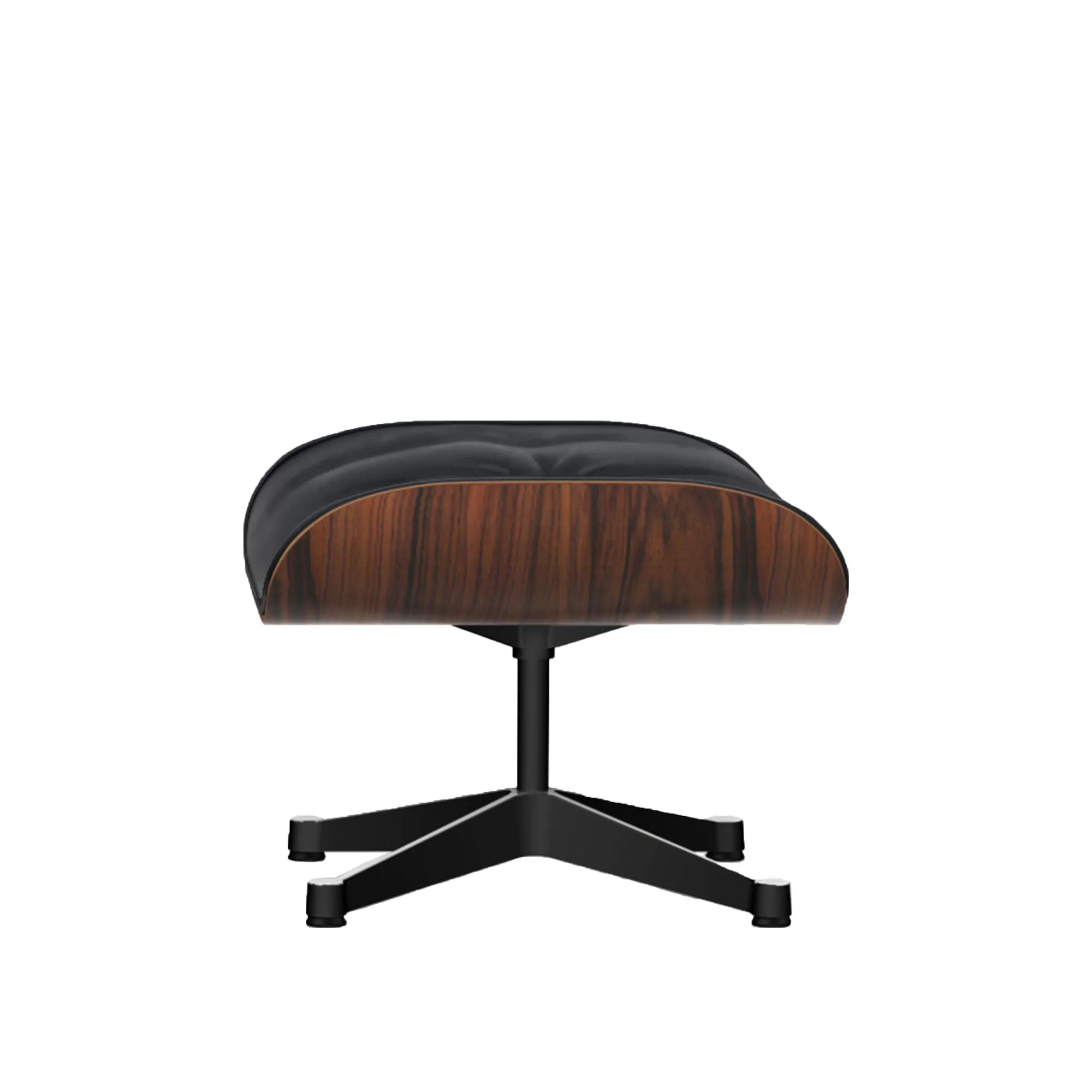 Lounge fotpall Santos Palisander Polished/Black