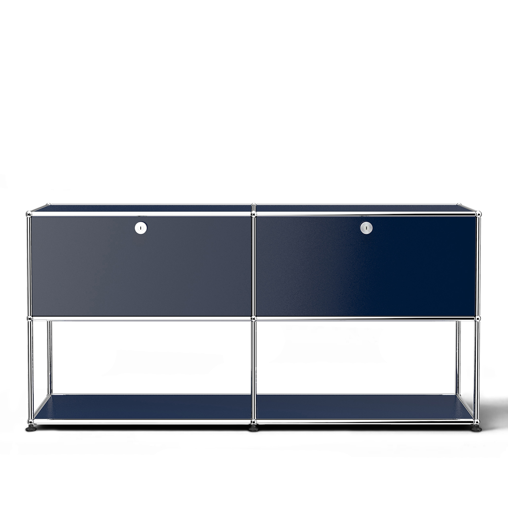 USM - USM Haller 40 Sideboard Steel Blue - Sk&auml;nkar och sideboards - Fritz Haller & Paul Sch&auml;rer - Bl&aring; - Metall