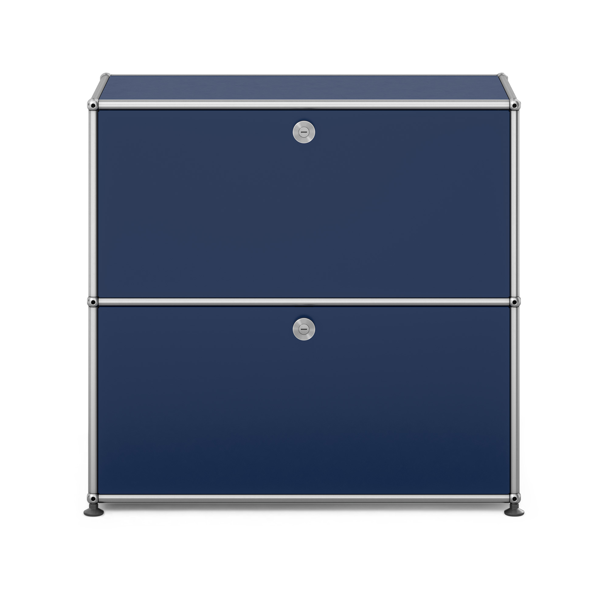 USM - USM Haller S2 34 Steel Blue - Sk&auml;nkar och sideboards - Fritz Haller & Paul Sch&auml;rer - Bl&aring; - Metall