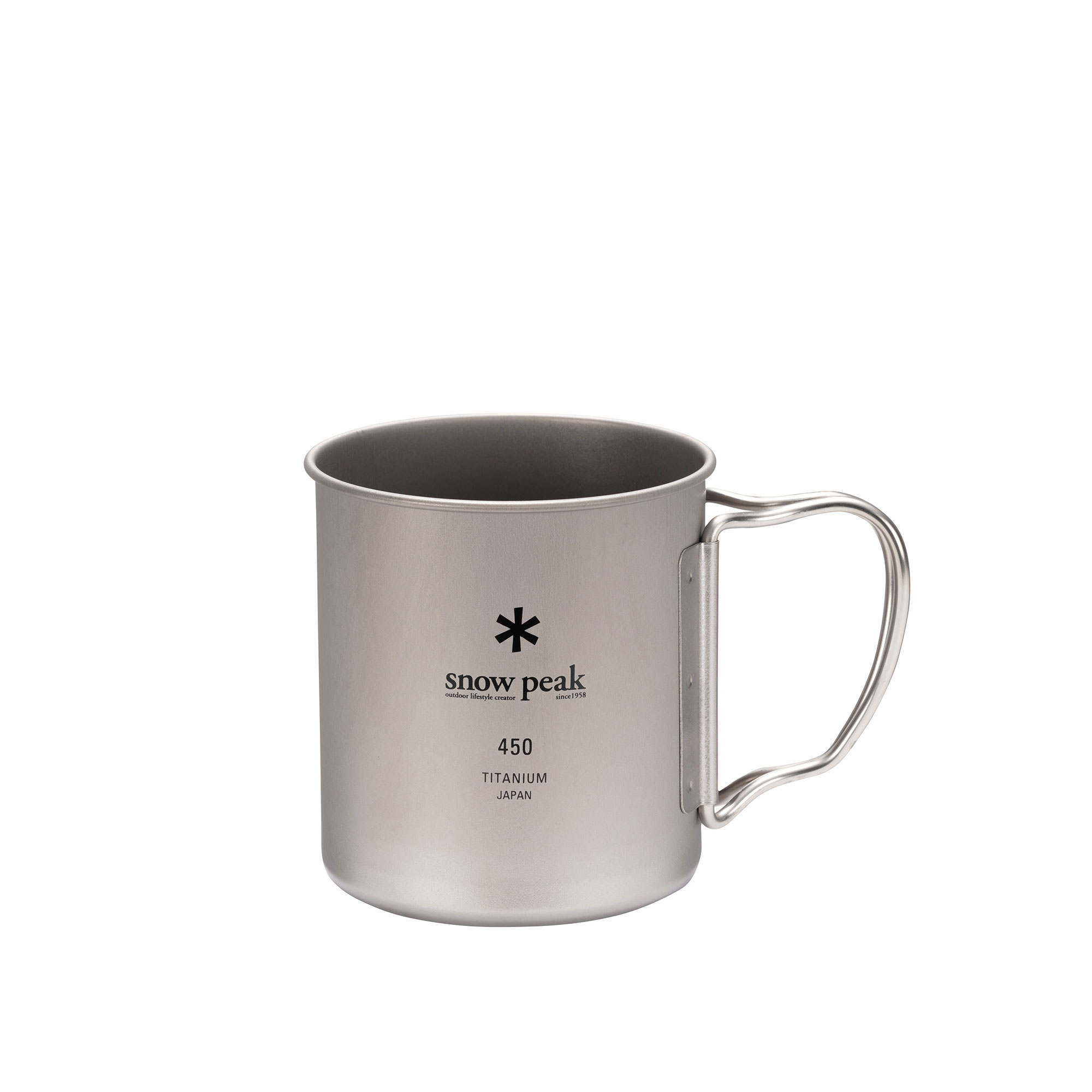 Snow Peak - Titanium Single Cup 450 - Kaffekoppar - Silver