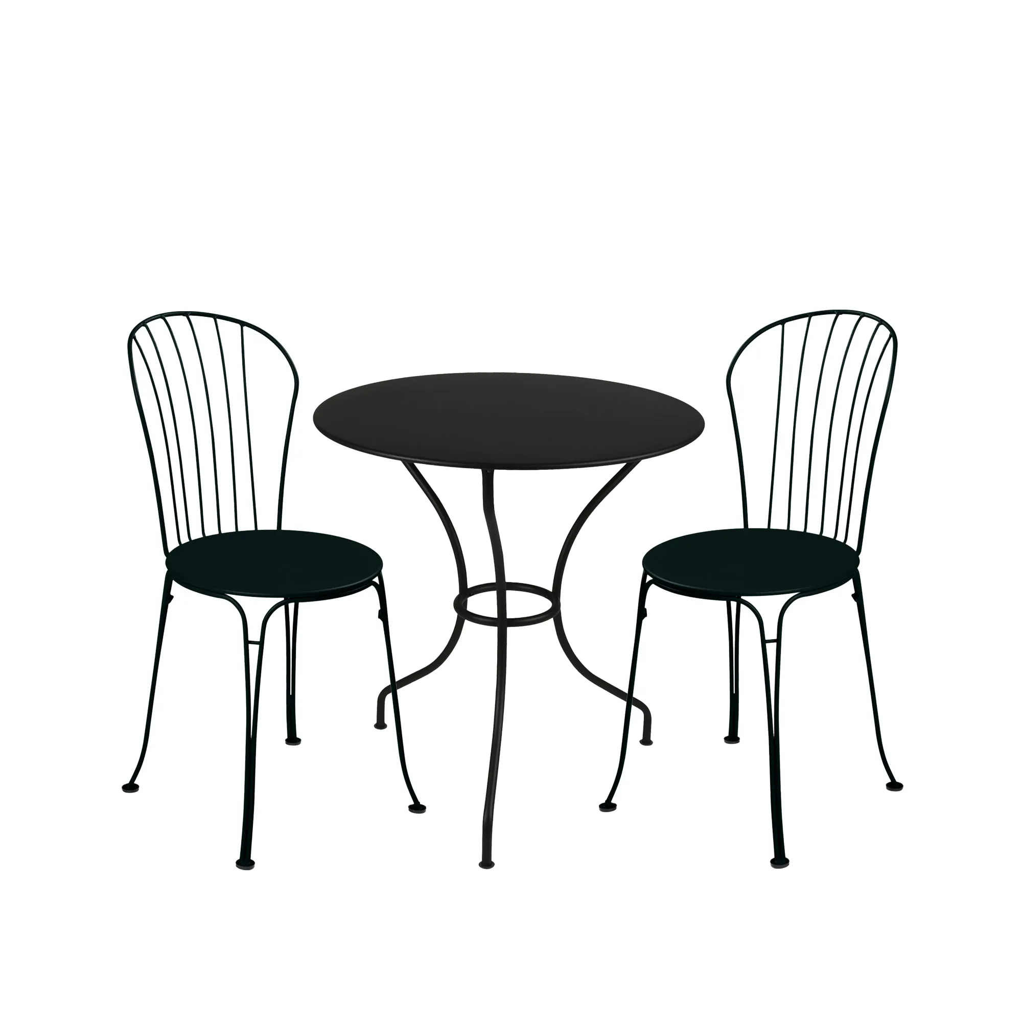 Opéra+ matgrupp pedestalbord Ø67cm & 2 stolar