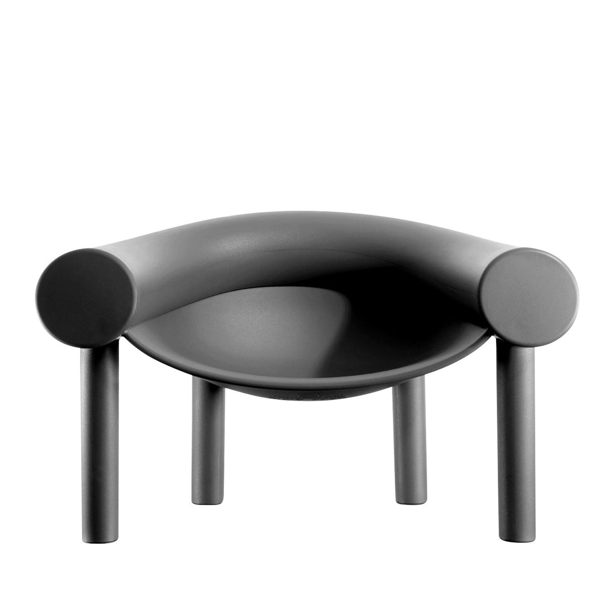 Magis - Sam Son Grey Anthracite - Fåtöljer utomhus - Konstantin Grcic - Grå - Plast | Utemöbler - Loungemöbler - Fåtöljer Utomhus | Möbelexperten