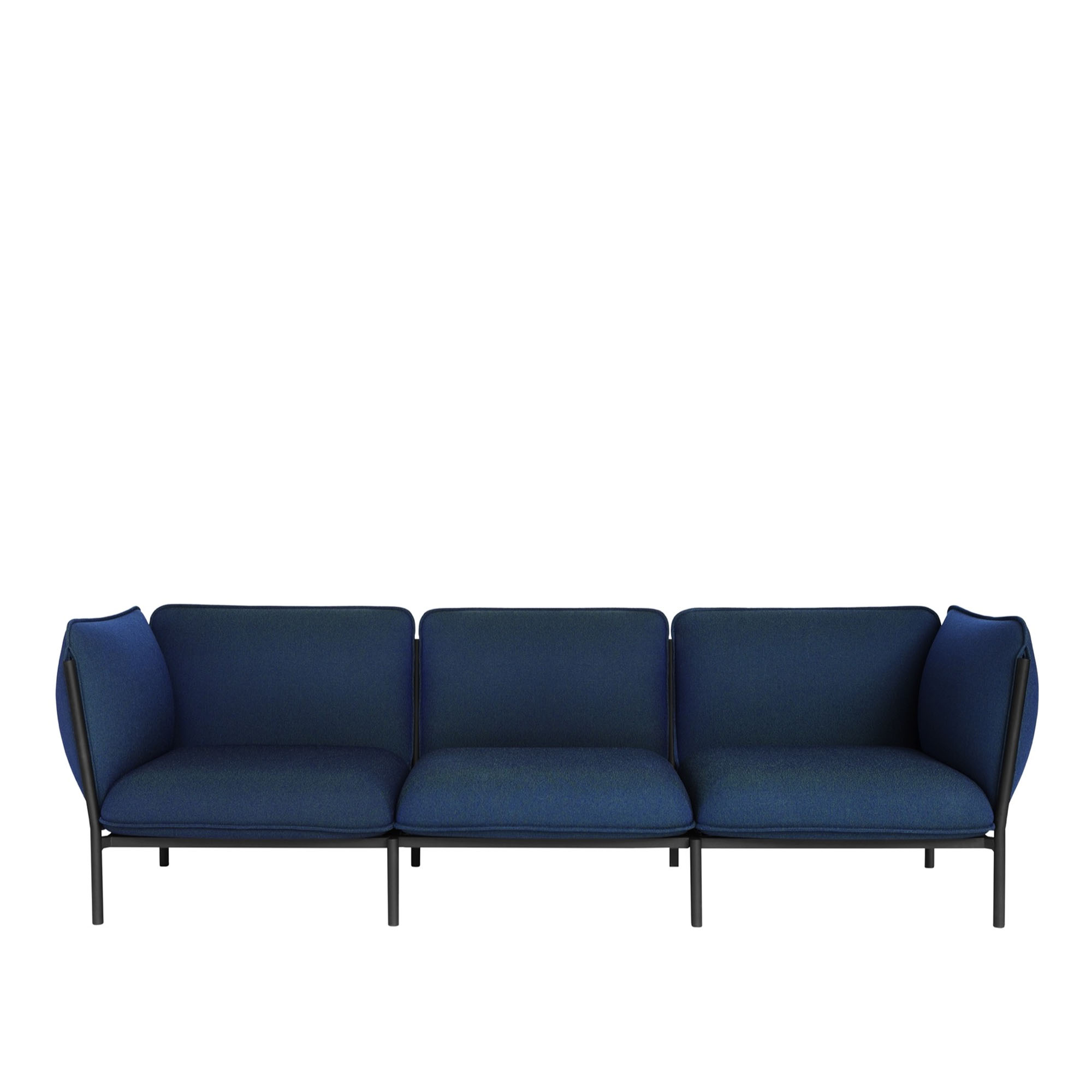 HEM - Kumo 3-seater Sofa with Armrests - Mare - Soffor - Anderssen & Voll - Blå - Metall/Syntetiskt/Skum/Ull
