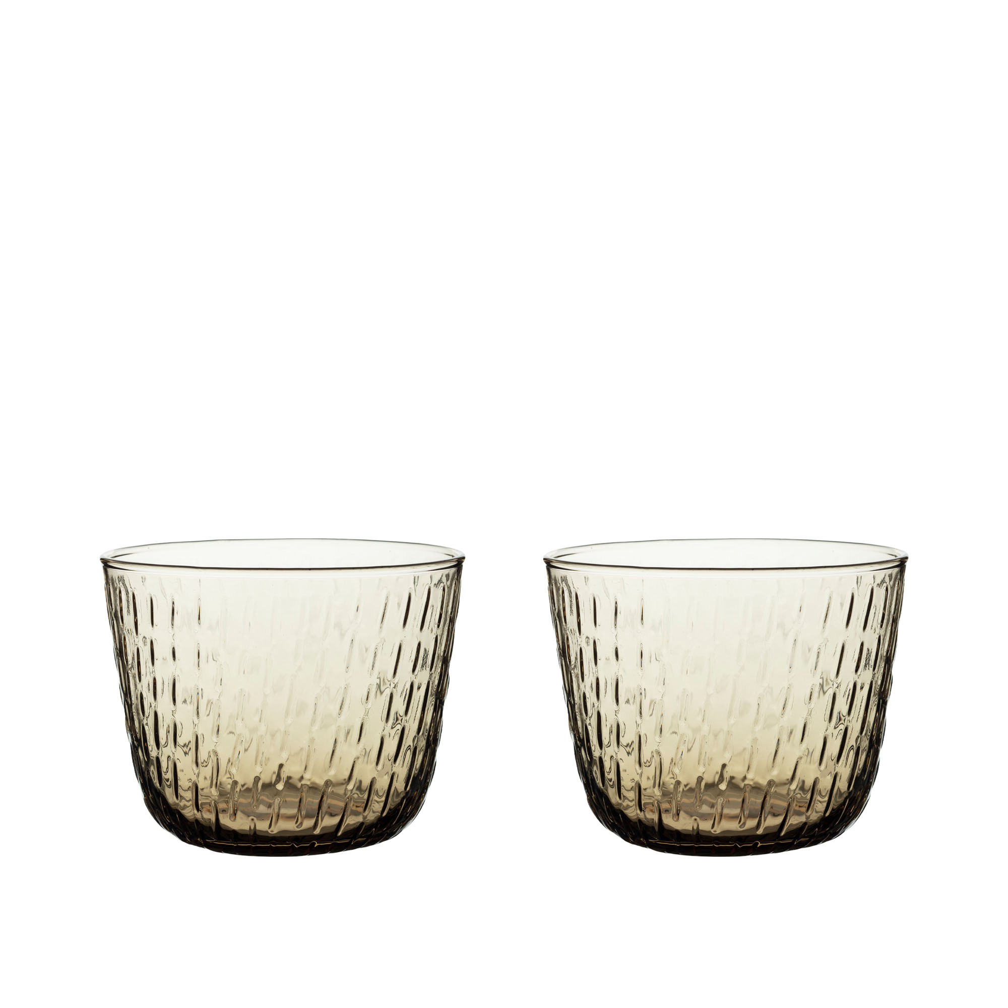 Marimekko - Syksy tumbler 20 cl 2-pack brown - Dricksglas - Matti Klenell - Brun