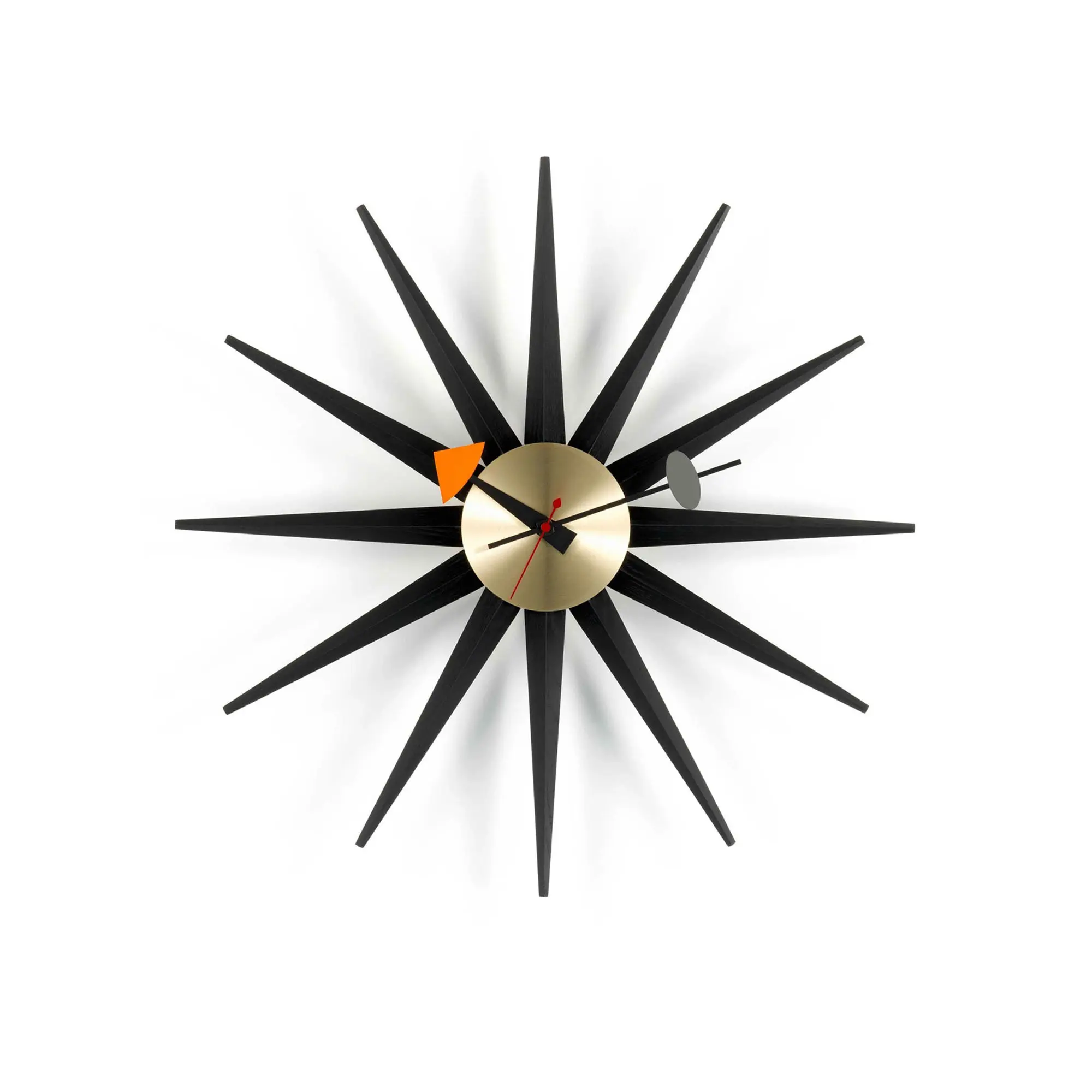 Sunburst väggklocka