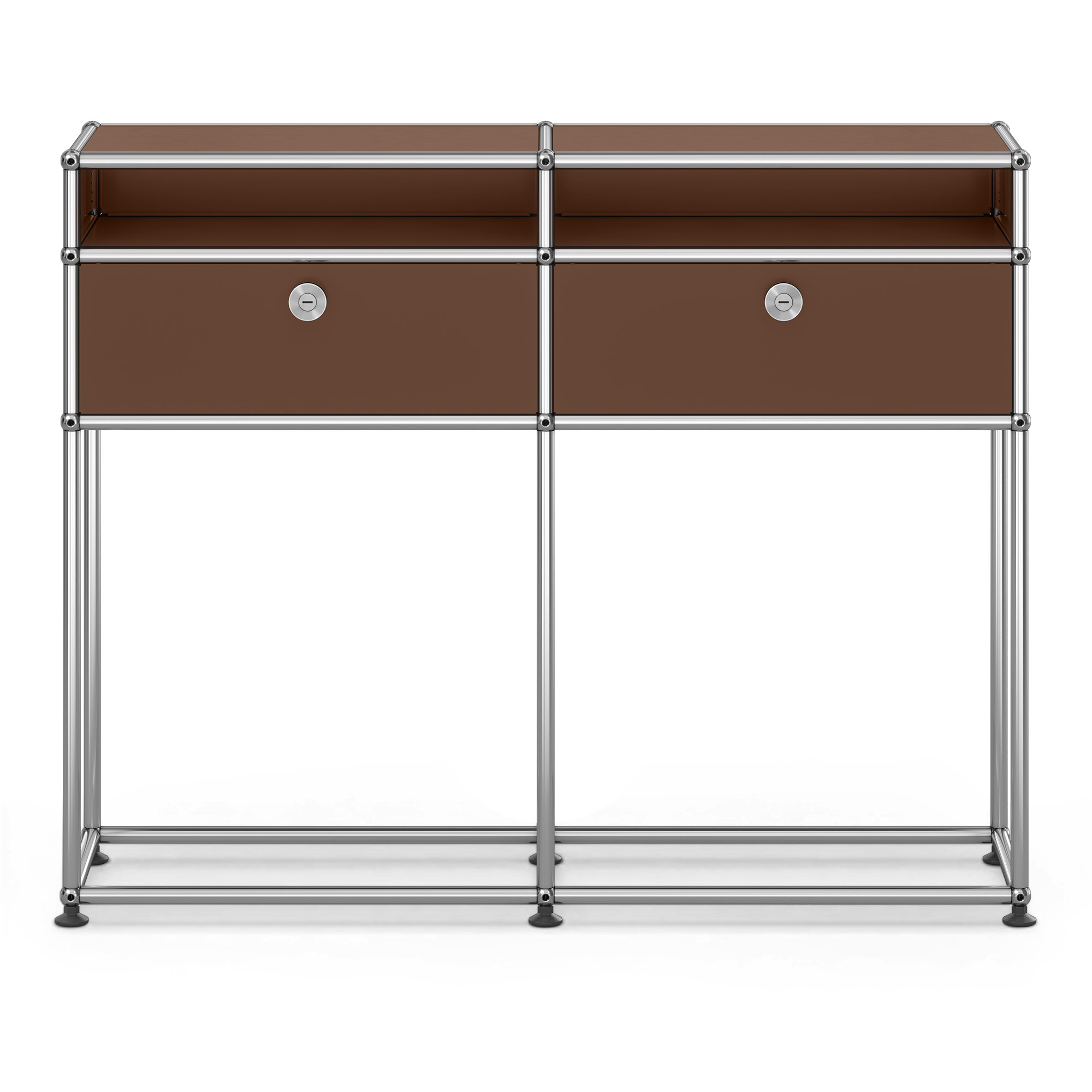 USM - USM Haller Sideboard M51 USM Brown - Sk&auml;nkar och sideboards - Fritz Haller & Paul Sch&auml;rer - Brun - Metall