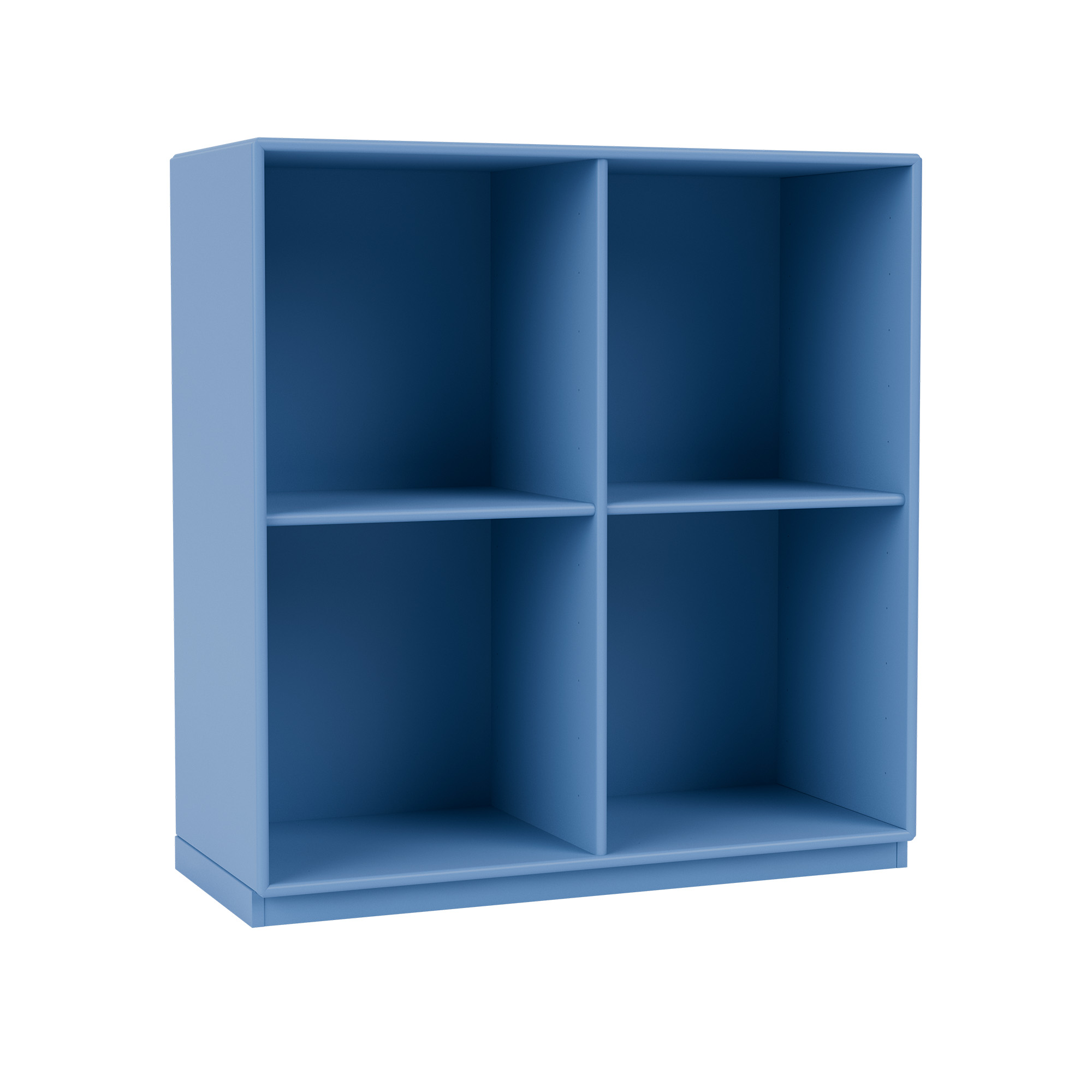 montana - show bookcase 154-azure 06 plinth 3 cm - hyllor & hyllsystem - peter j. lassen - blå - trä