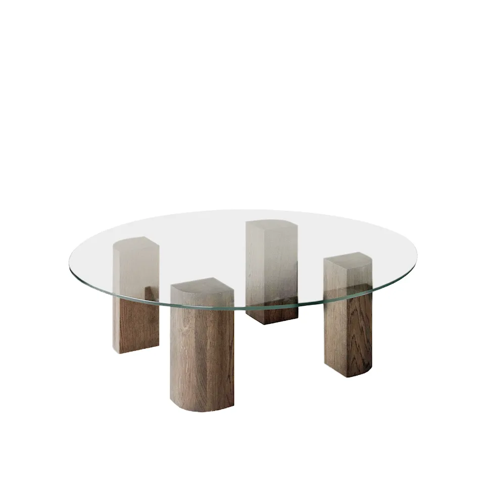 Quarter Lounge Table Round High 120 cm