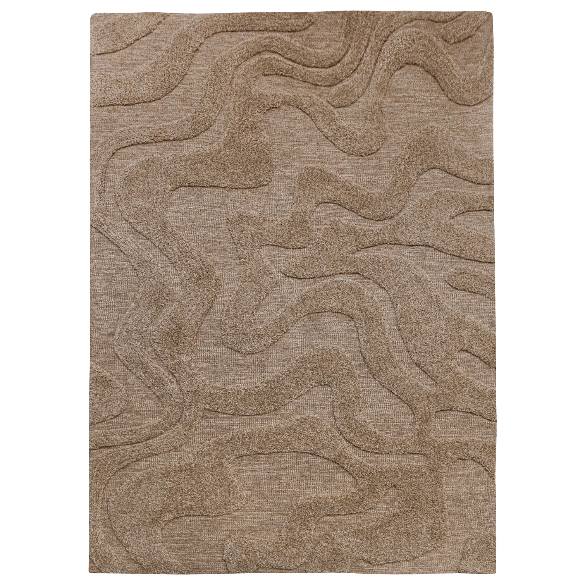 Tinted Objects - Norlander Wool Rug Beige-Melange 300x400 - Ullmattor - Brun - Ull | Mattor - Material - Ullmattor | Möbelexperten