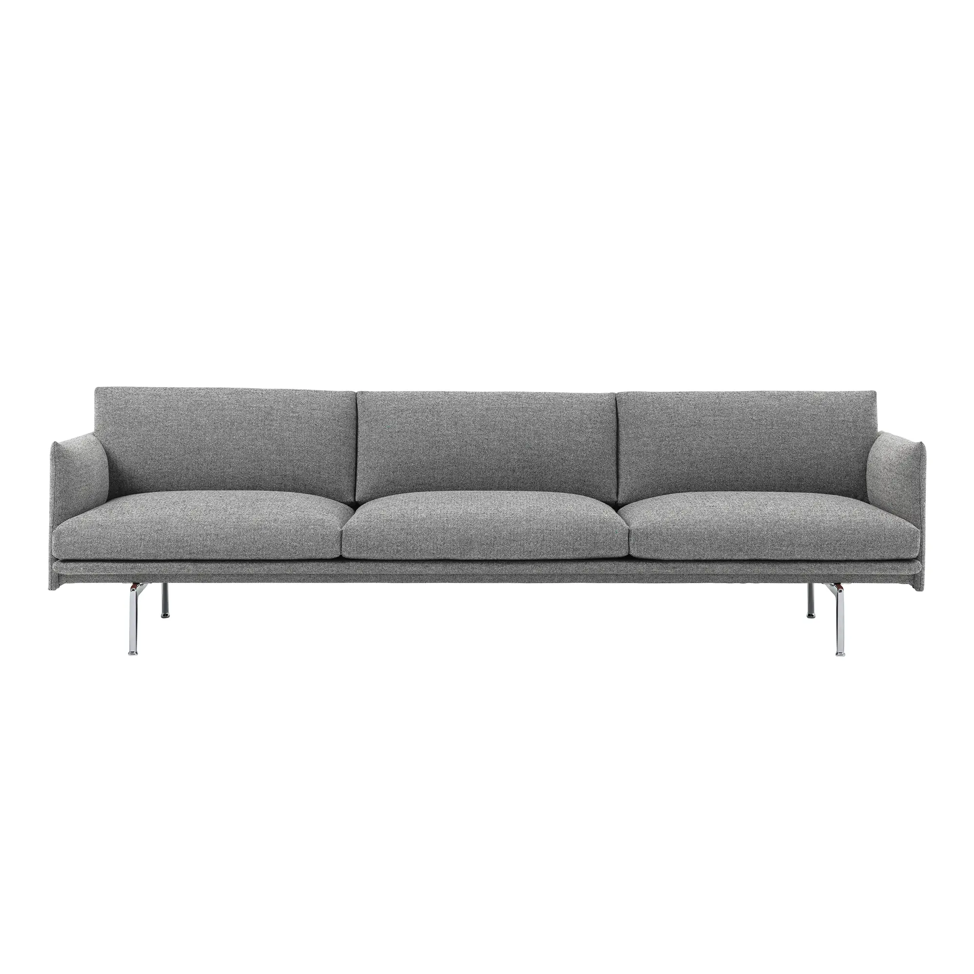 Outline 3 1/2-Seater / Polished Aluminium Base
