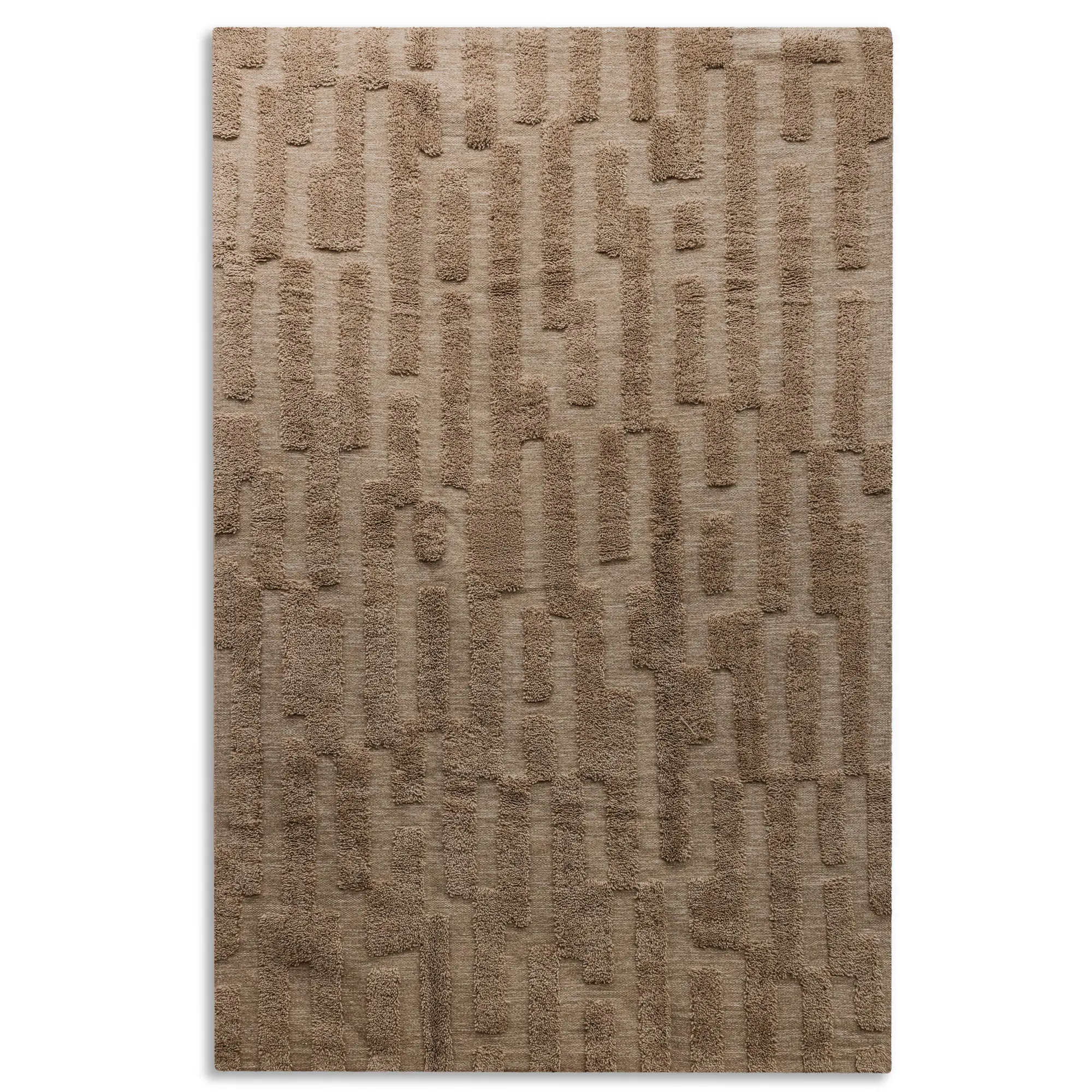 Bielke ullteppe mørkbeige