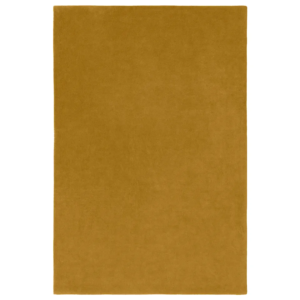Origin Solid 170 x 240 cm Hand Tufted Rug Mustard