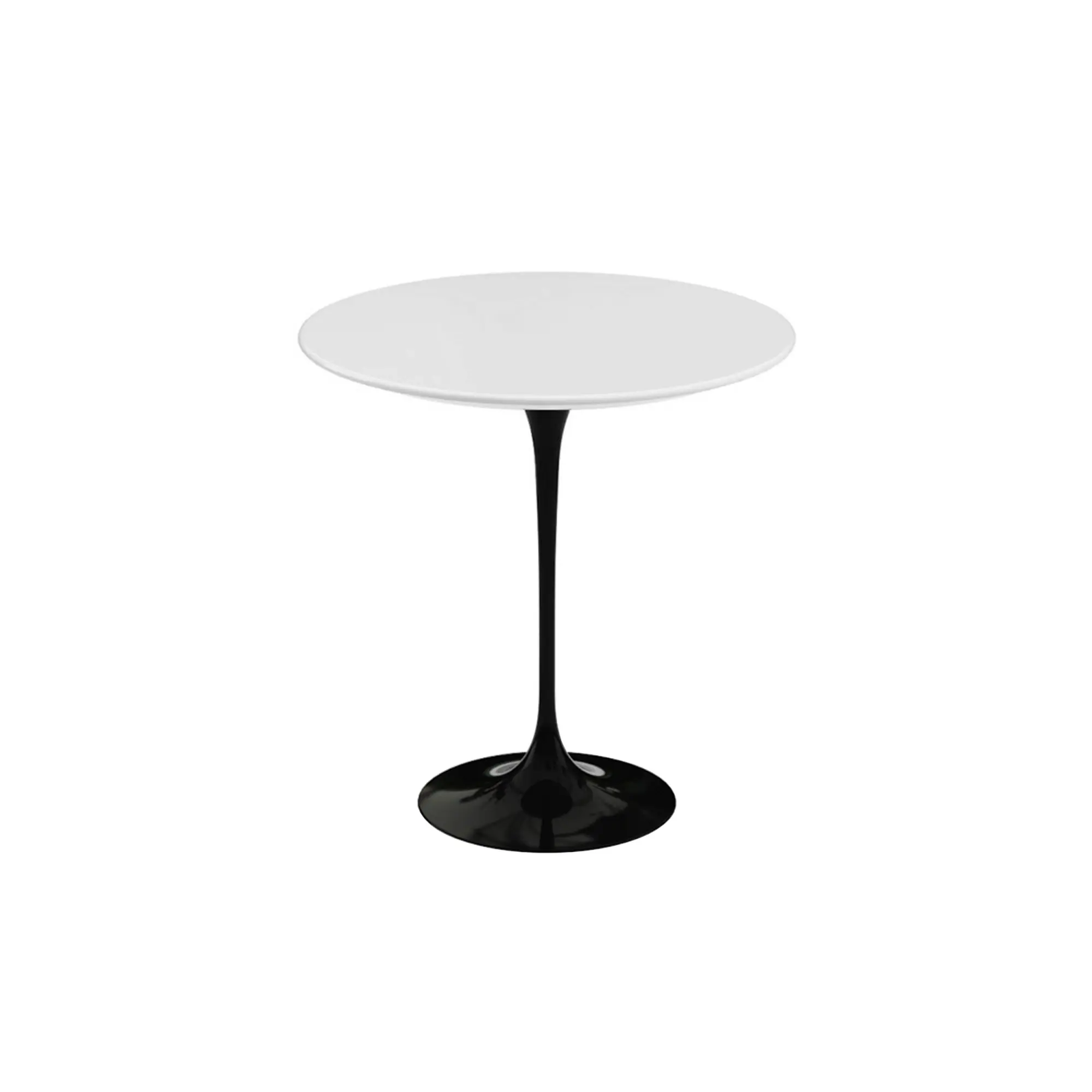 Saarinen Round sidobord Ø 51 cm Black