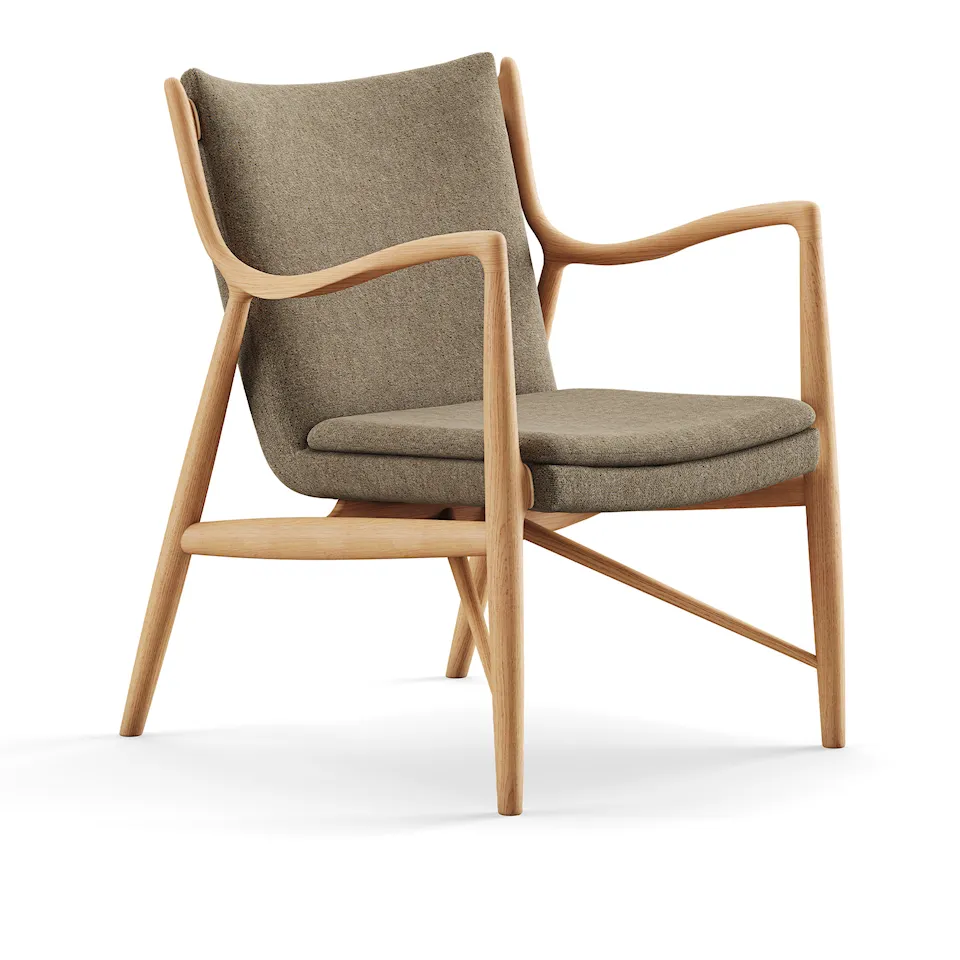 45 fåtölj Dark oiled oak