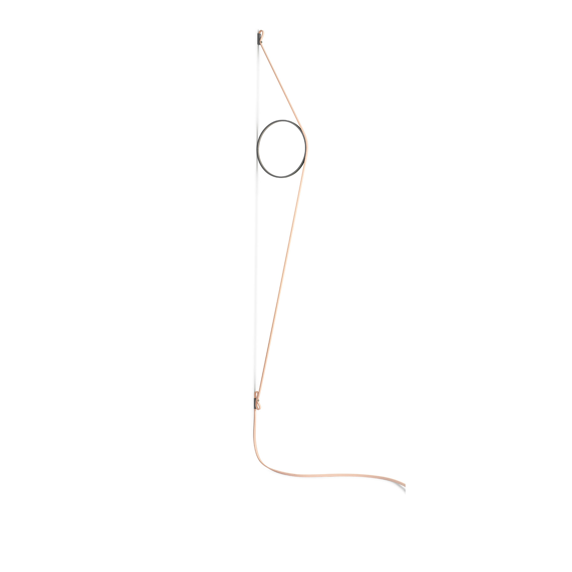 Flos - WireRing Rosa/Svart - Vägglampor - Formafantasma - Rosa