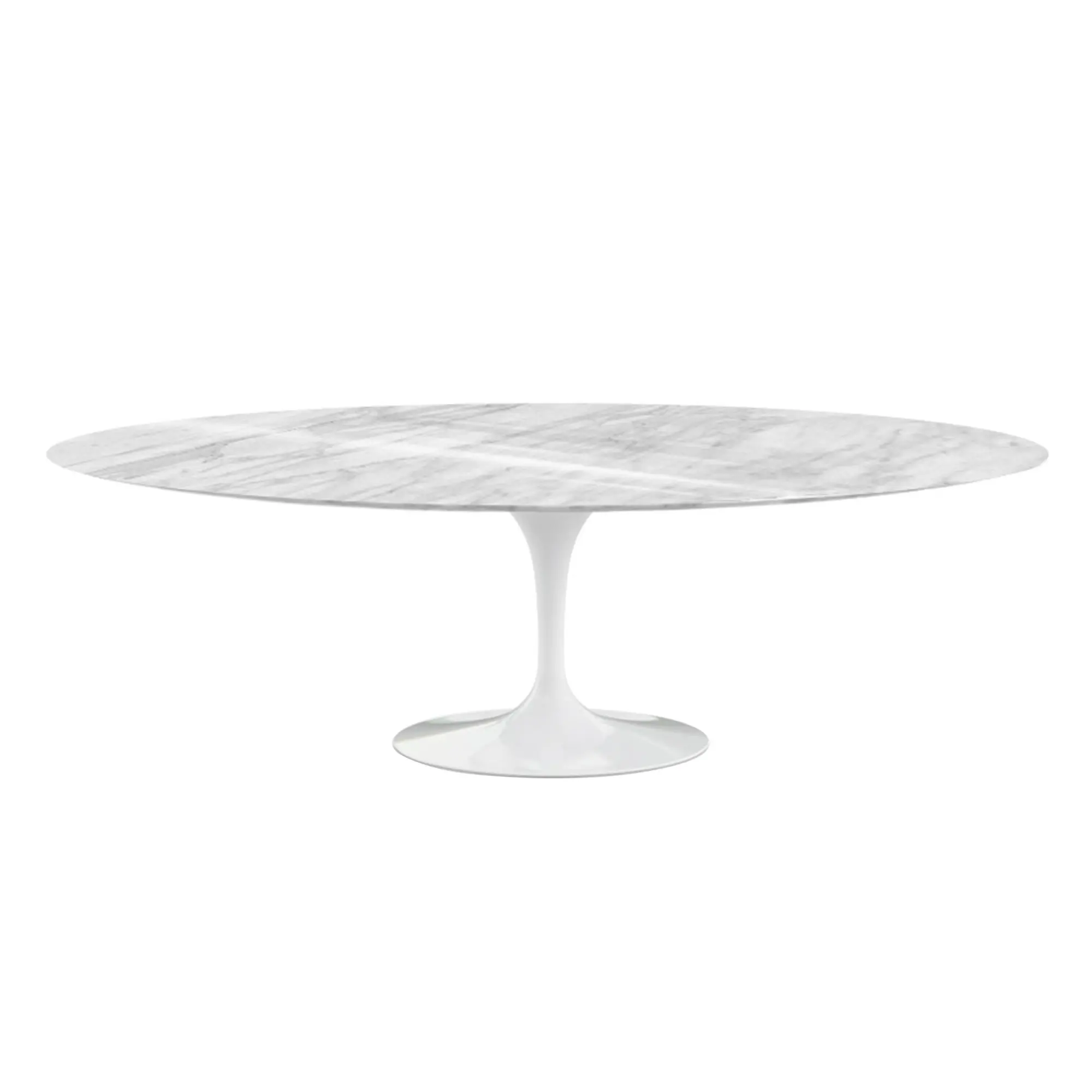 Saarinen Oval matbord 244 cm White