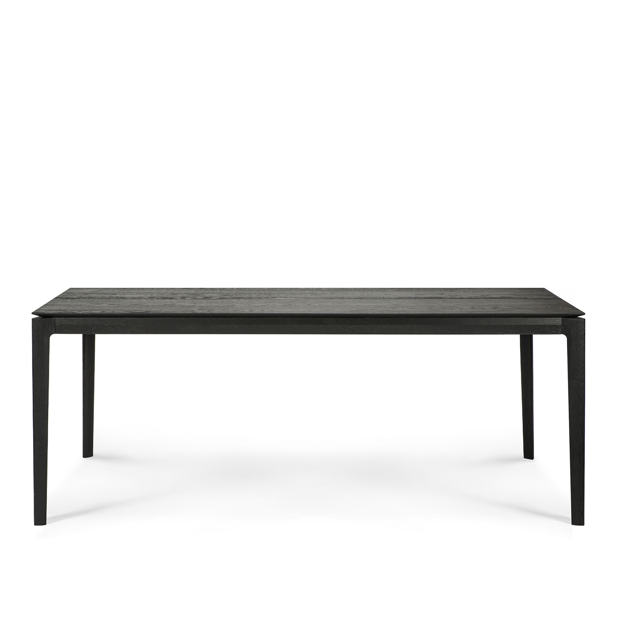 Ethnicraft - Bok Dining Table - Black Oak - Rectangular 80 x 160 cm - Matbord - Alain Van Havre - Svart - Tr&auml;