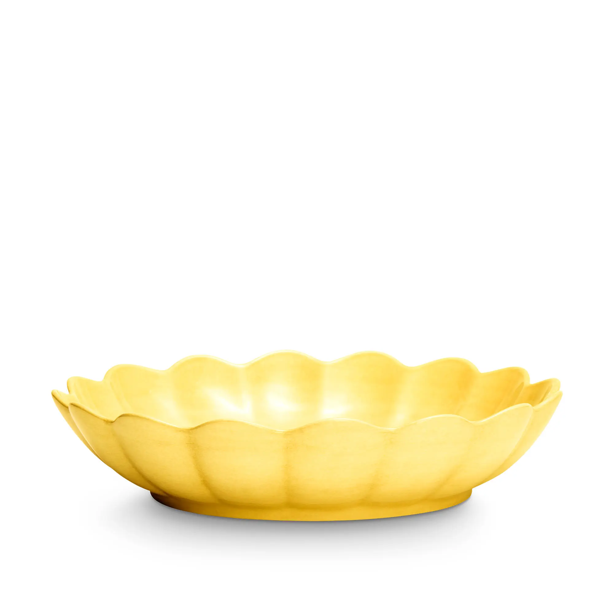 Oyster Skål 31 cm Gul