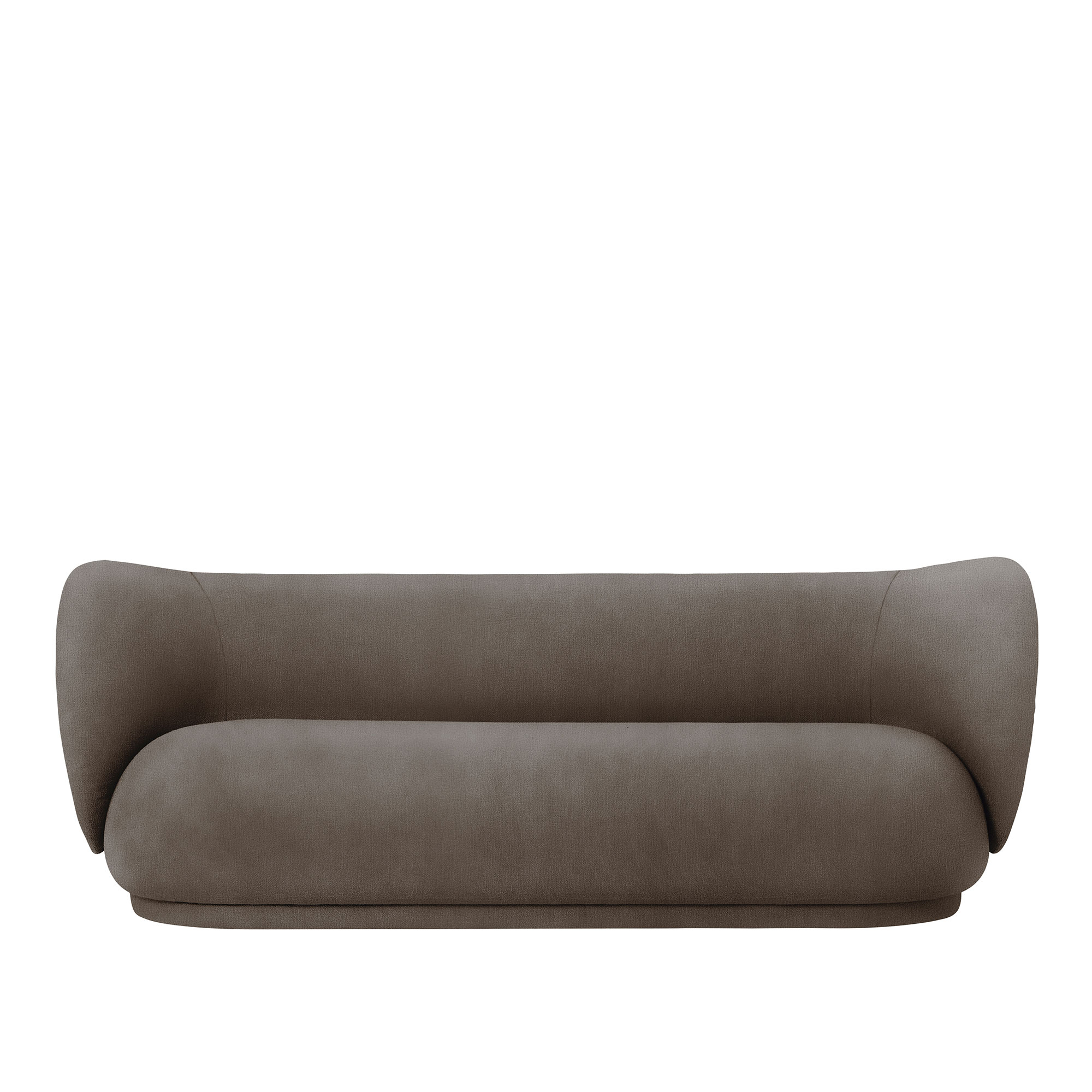 Ferm Living - Rico Sofa 3-Seater Brushed Brown - Soffor | Möbler - Soffor Och Dagbäddar - Soffor | Möbelexperten