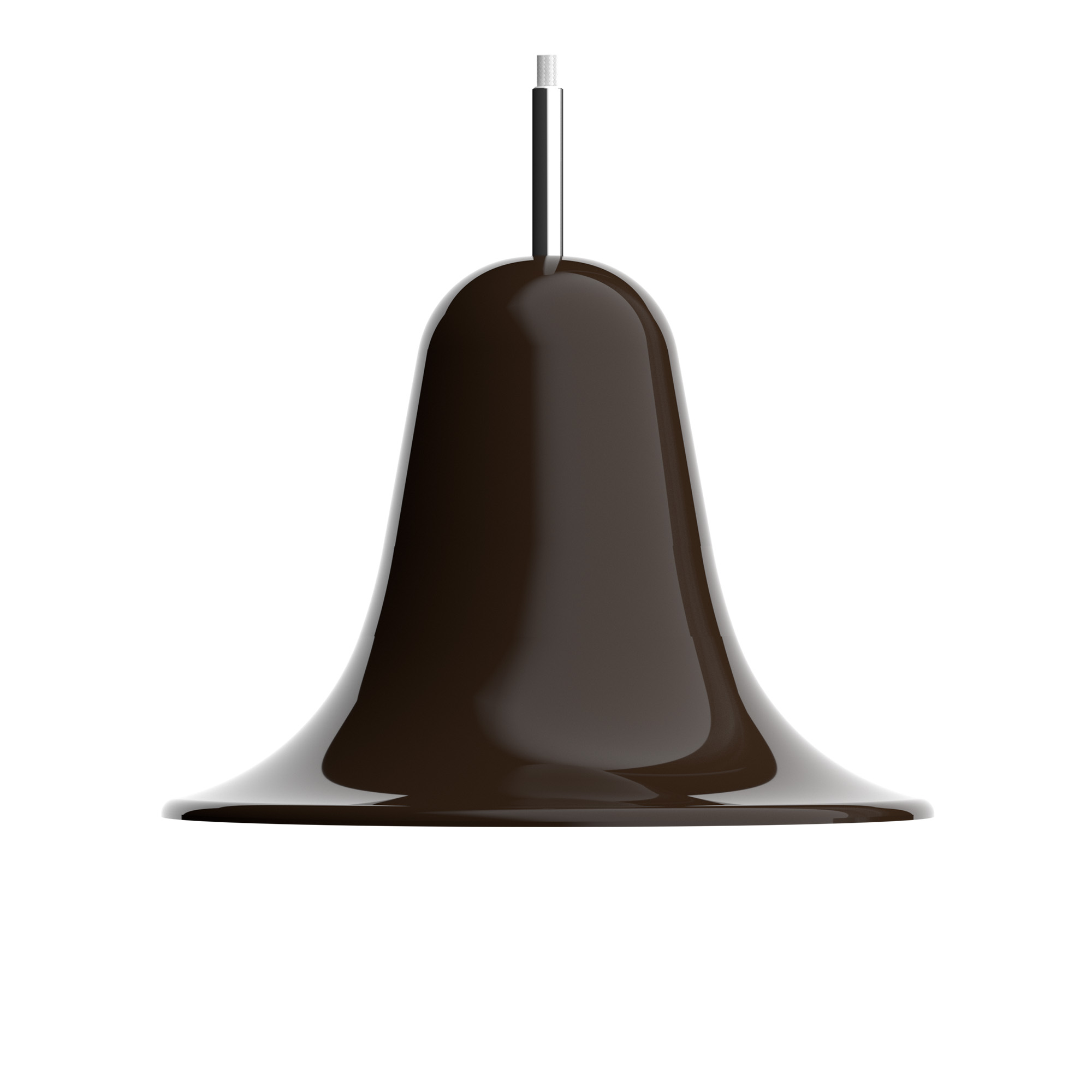 Verpan - Pantop Pendant Ø23 Pitch Brown - Pendellampor - Verner Panton - Brun | Belysning - Taklampor - Pendellampor | Möbelexperten