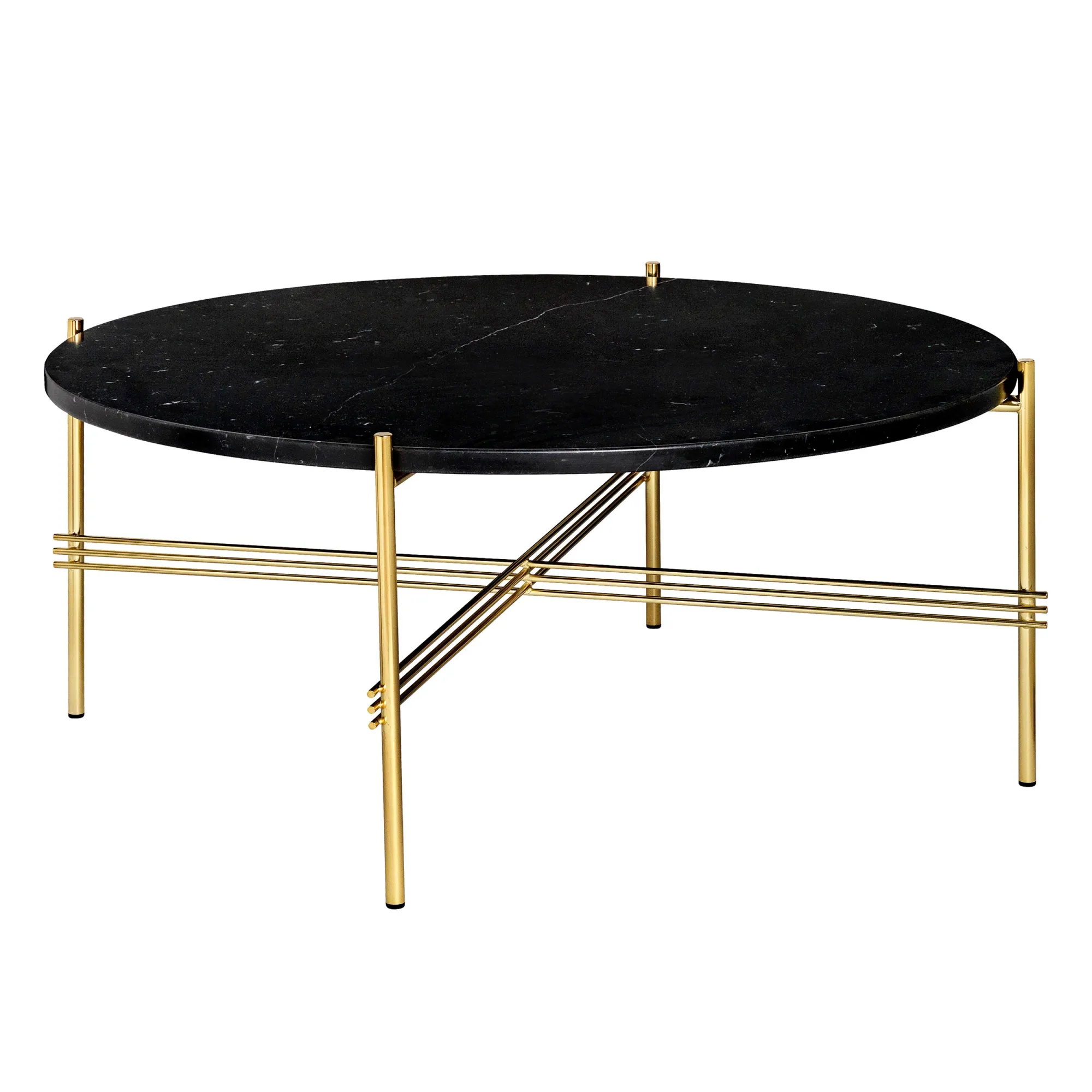 TS soffbord Ø80 cm mässing